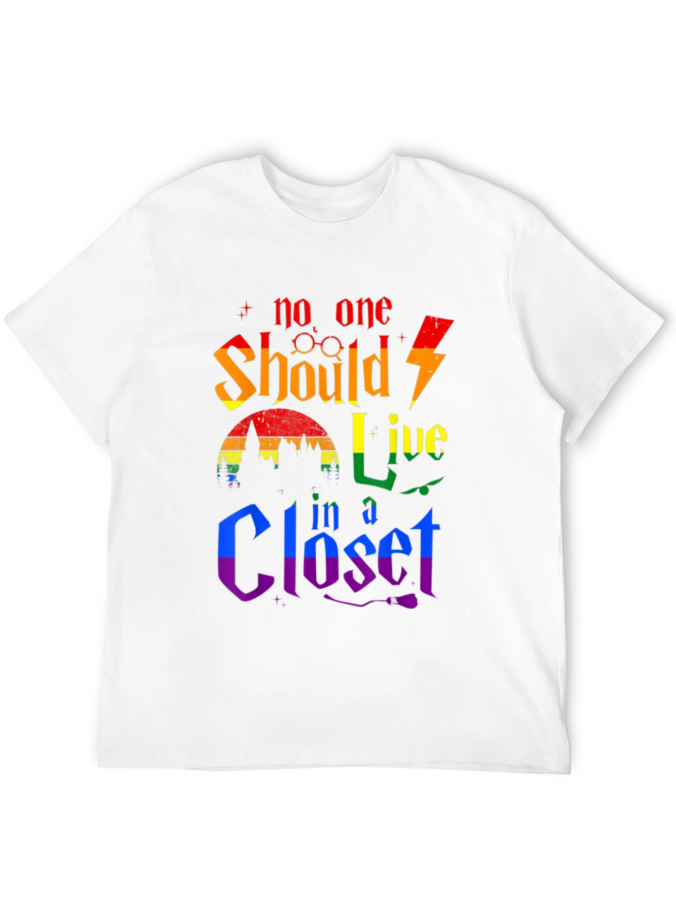 No One Should Live in a Closet Pride T-Shirt