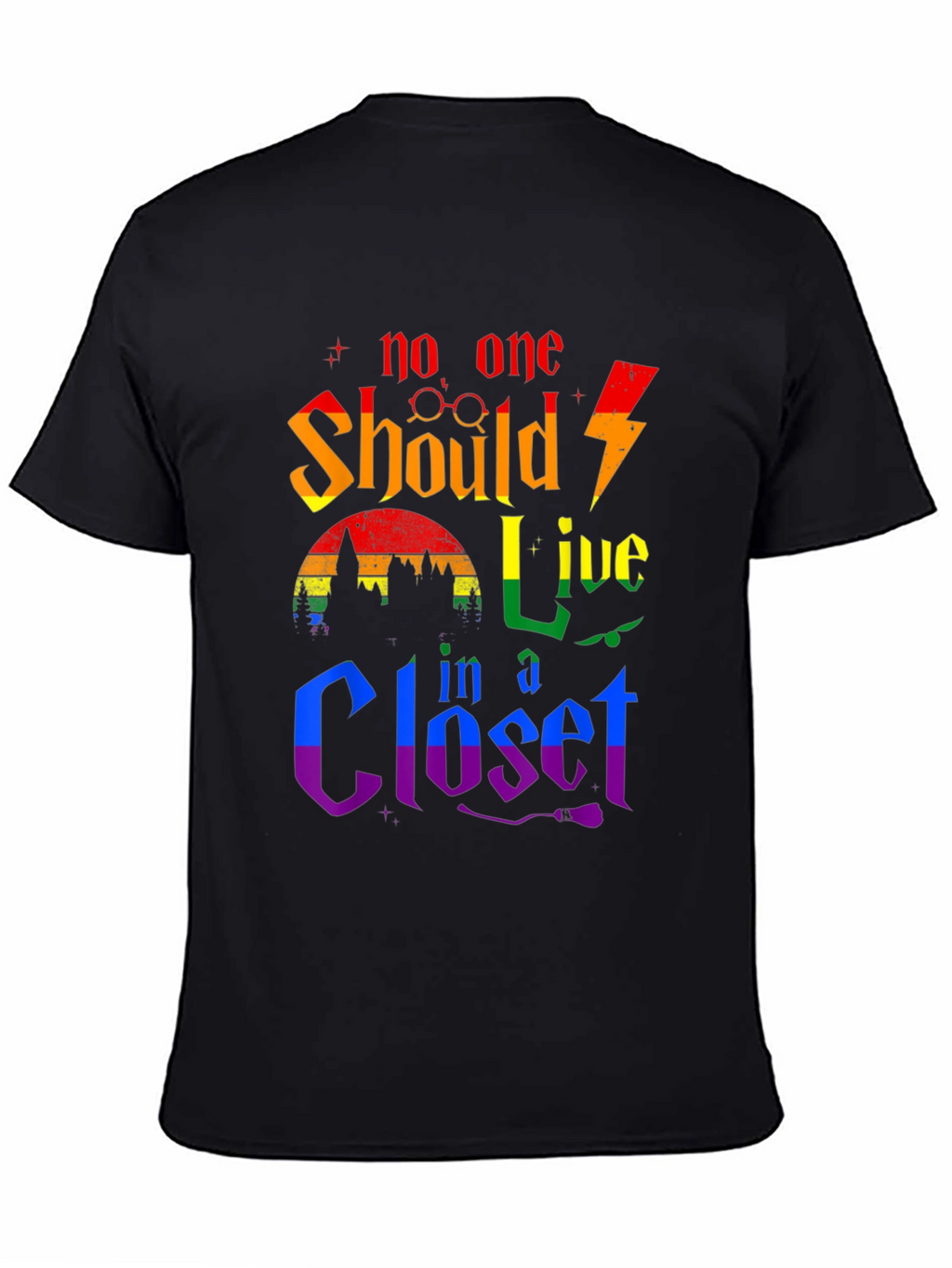 No One Should Live in a Closet Pride T-Shirt