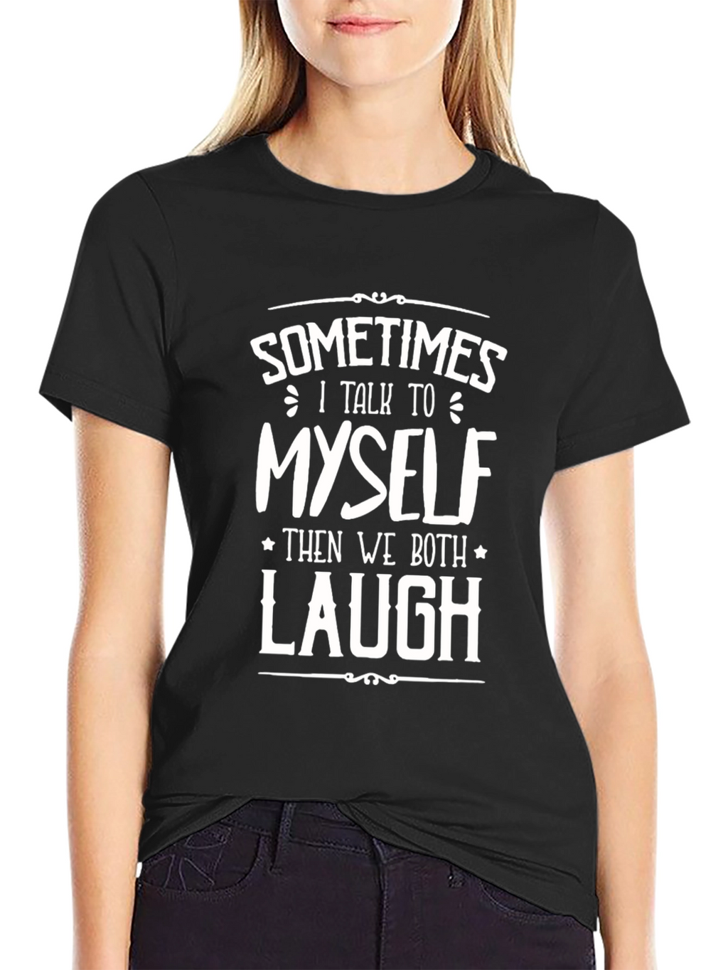 Funny Sometimes I Talk To Myself Graphic Tee