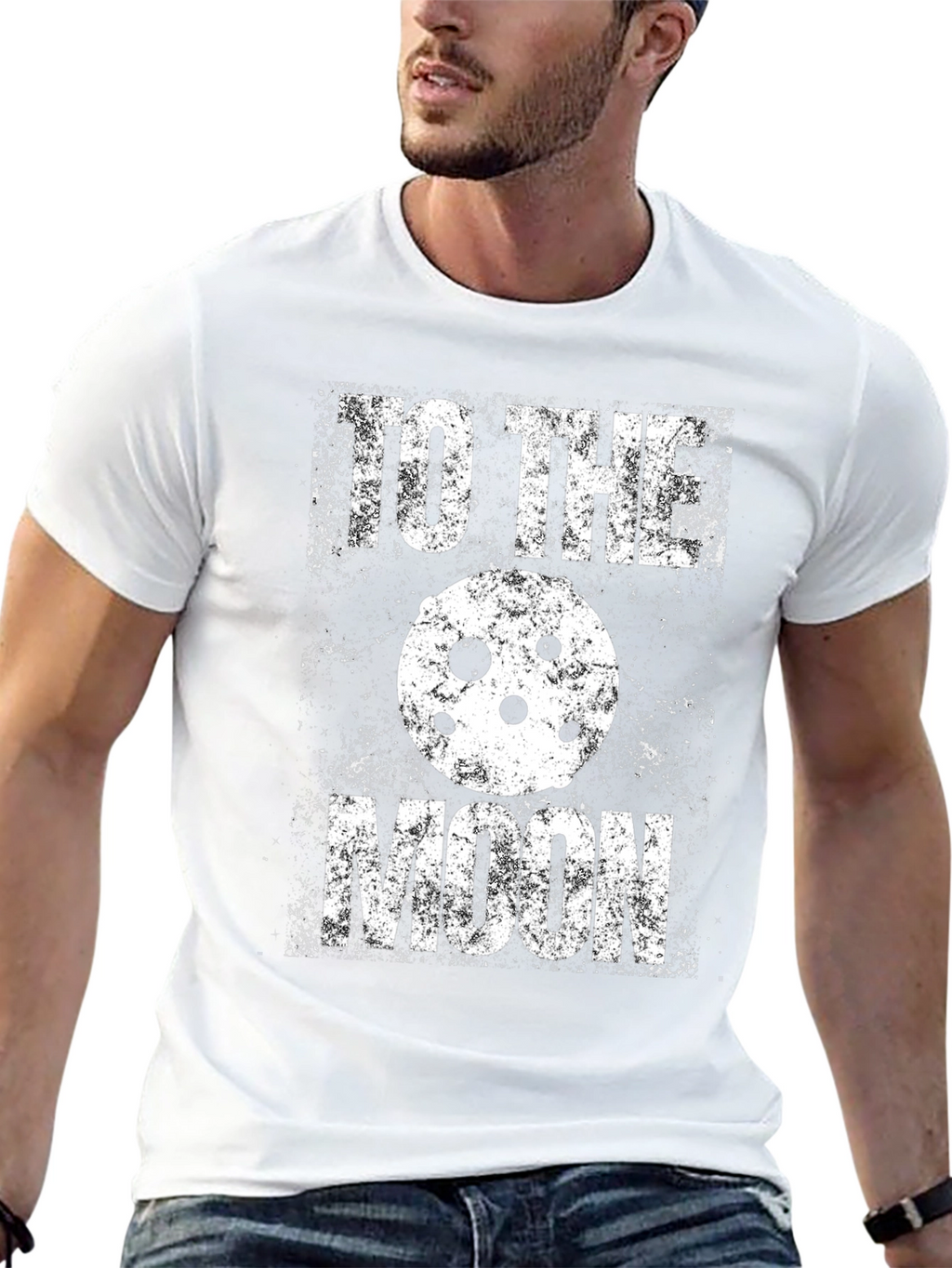 To The Moon Graphic Tee - Crypto HODL T-Shirt
