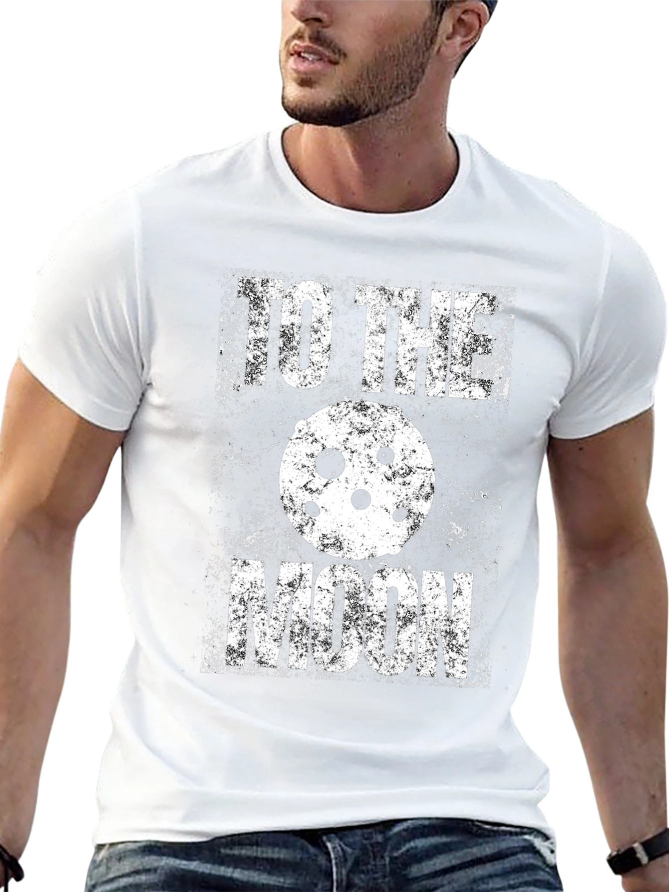 To The Moon Graphic Tee - Crypto HODL T-Shirt