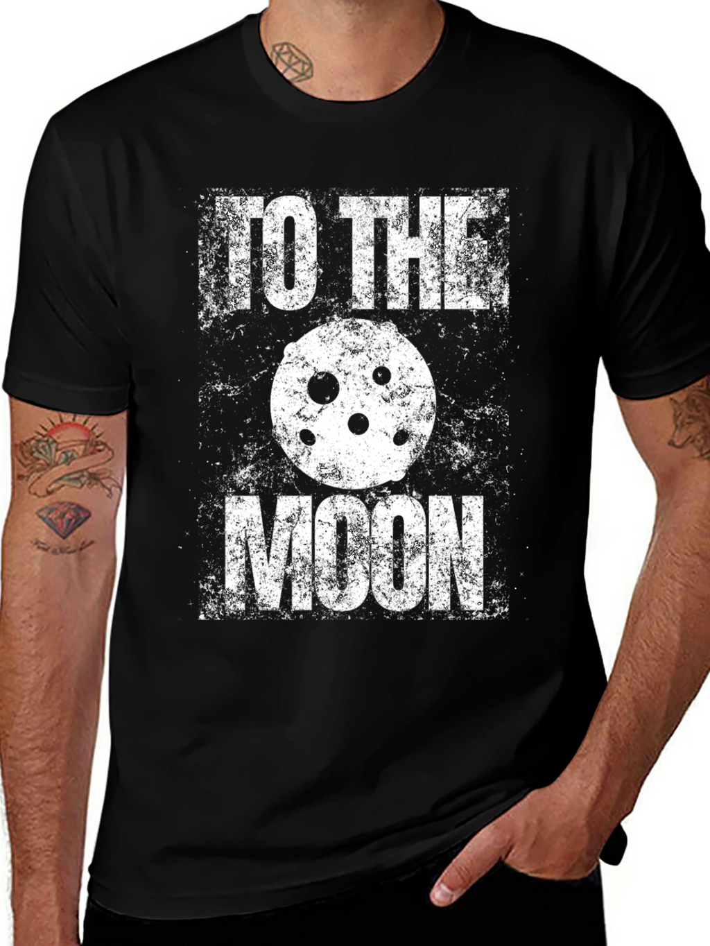 To The Moon Graphic Tee - Crypto HODL T-Shirt