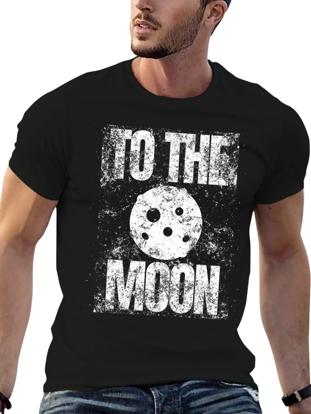 To The Moon Graphic Tee - Crypto HODL T-Shirt
