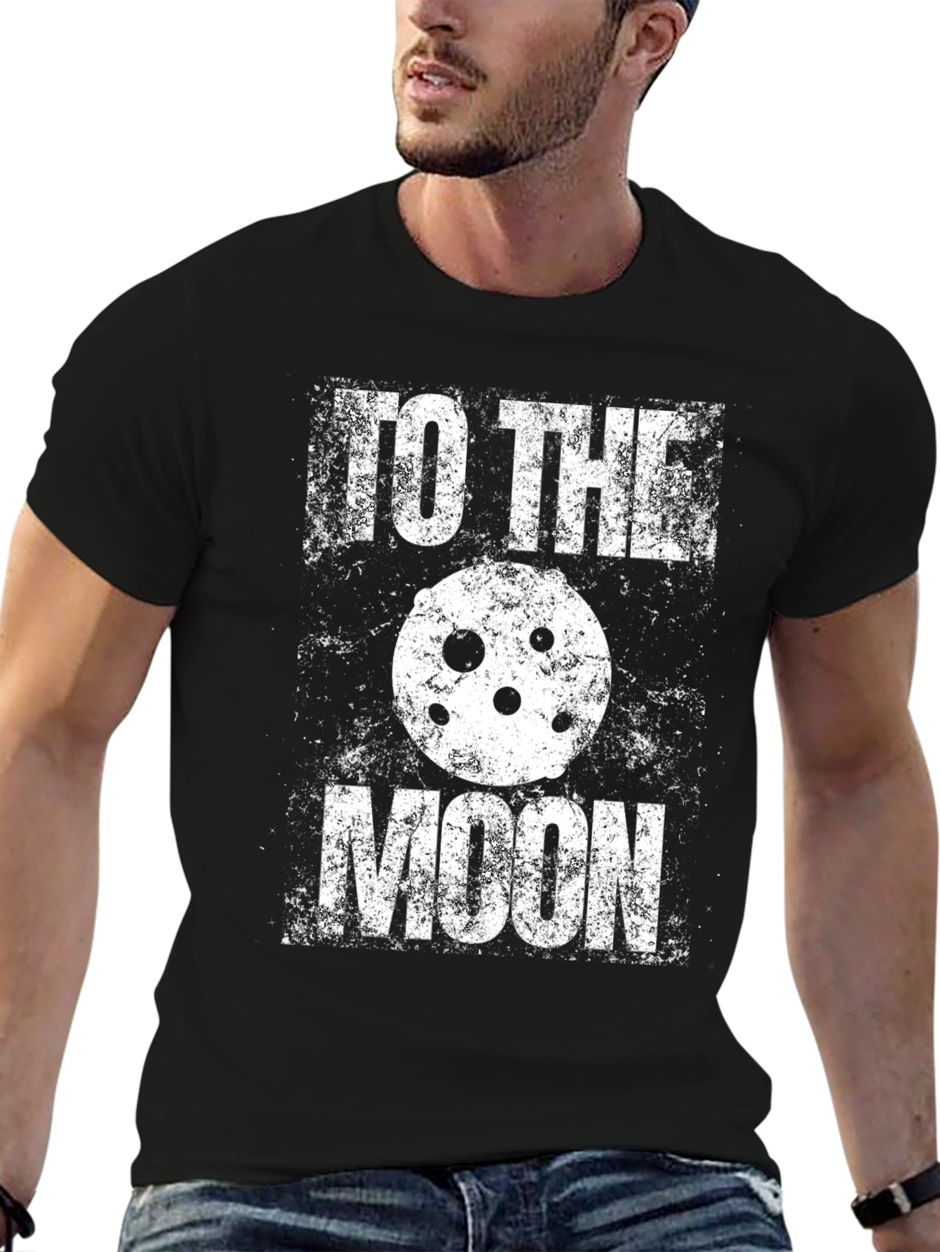 To The Moon Graphic Tee - Crypto HODL T-Shirt
