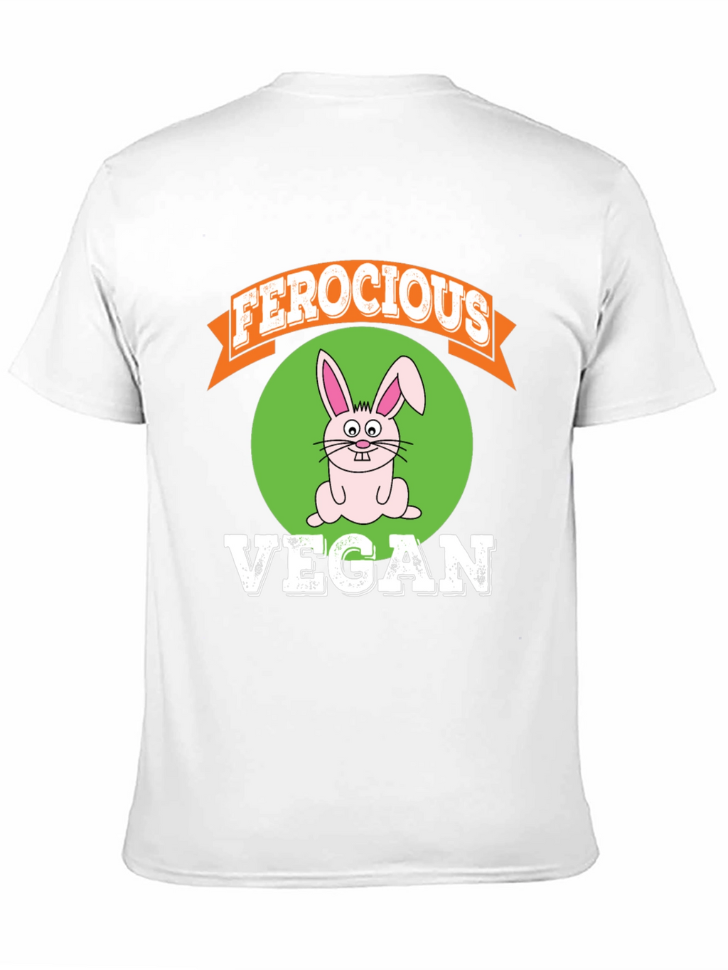 Ferocious Vegan Rabbit Graphic Tee