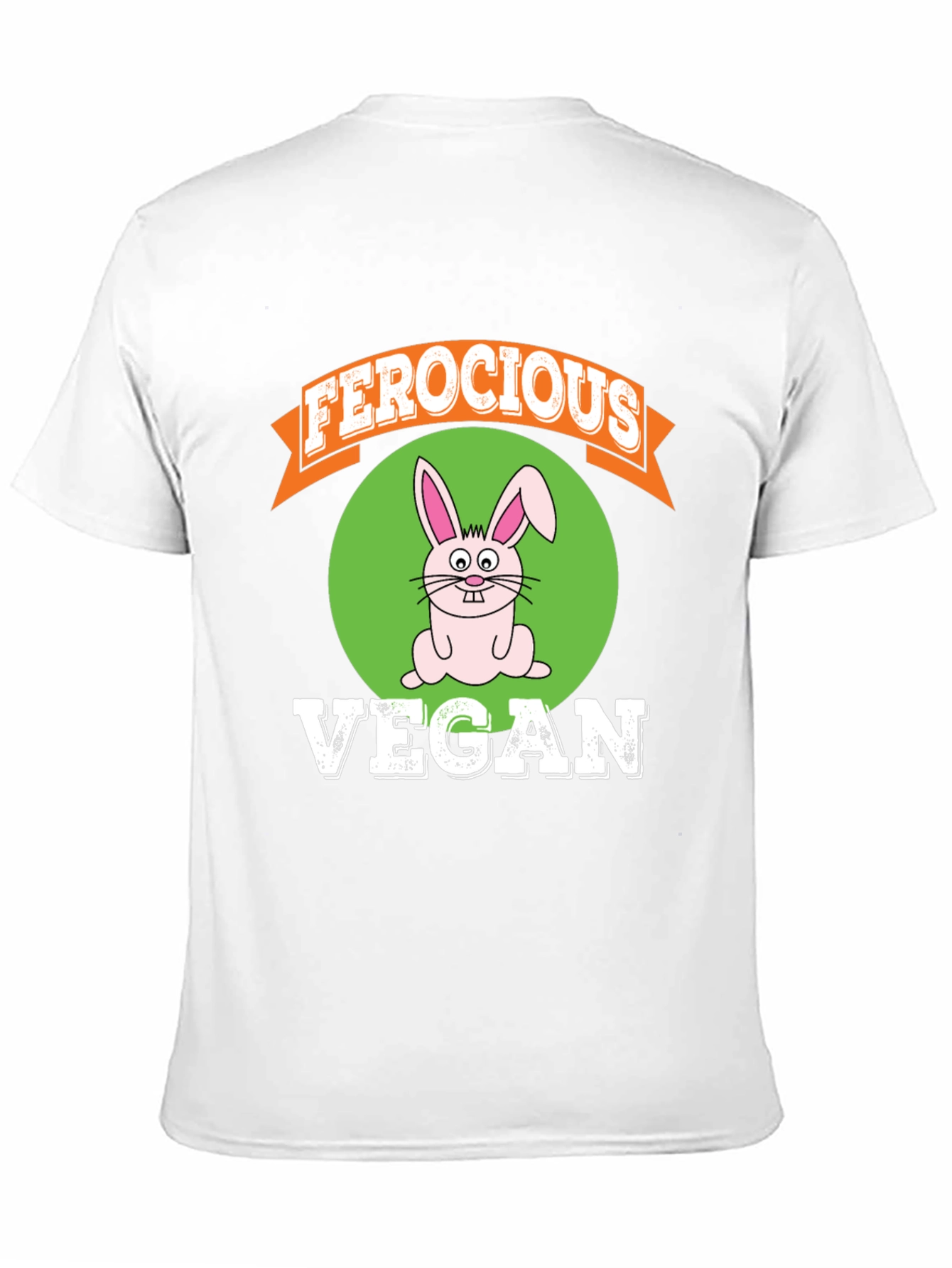 Ferocious Vegan Rabbit Graphic Tee