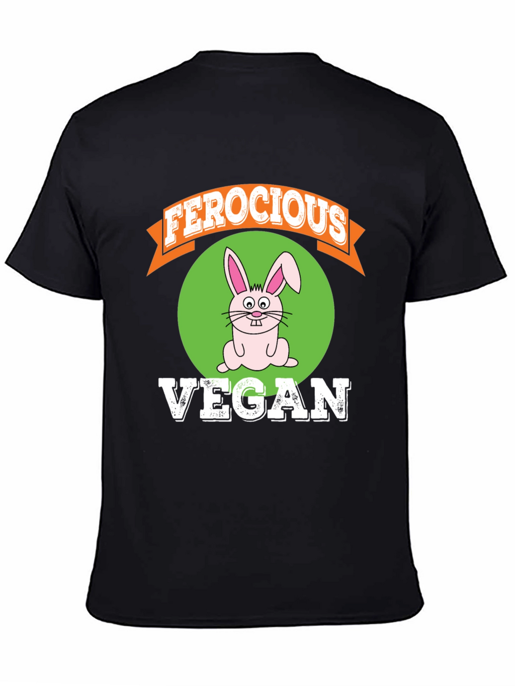 Ferocious Vegan Rabbit Graphic Tee