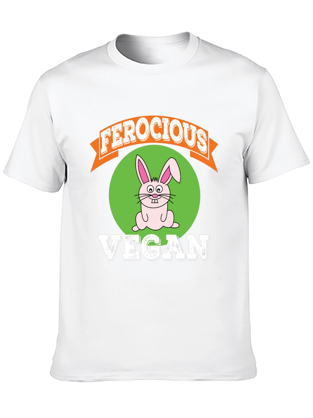 Ferocious Vegan Rabbit Graphic Tee
