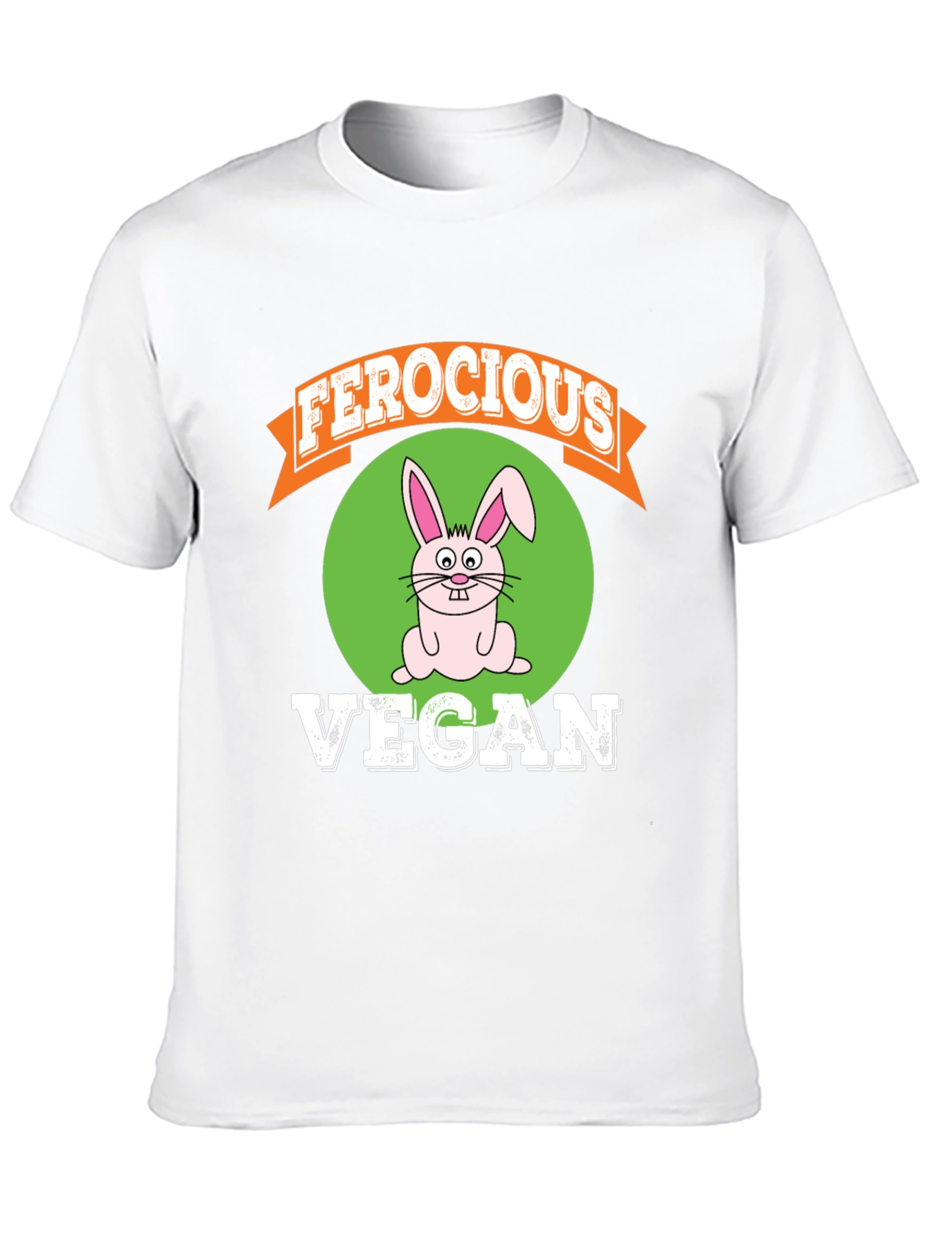 Ferocious Vegan Rabbit Graphic Tee