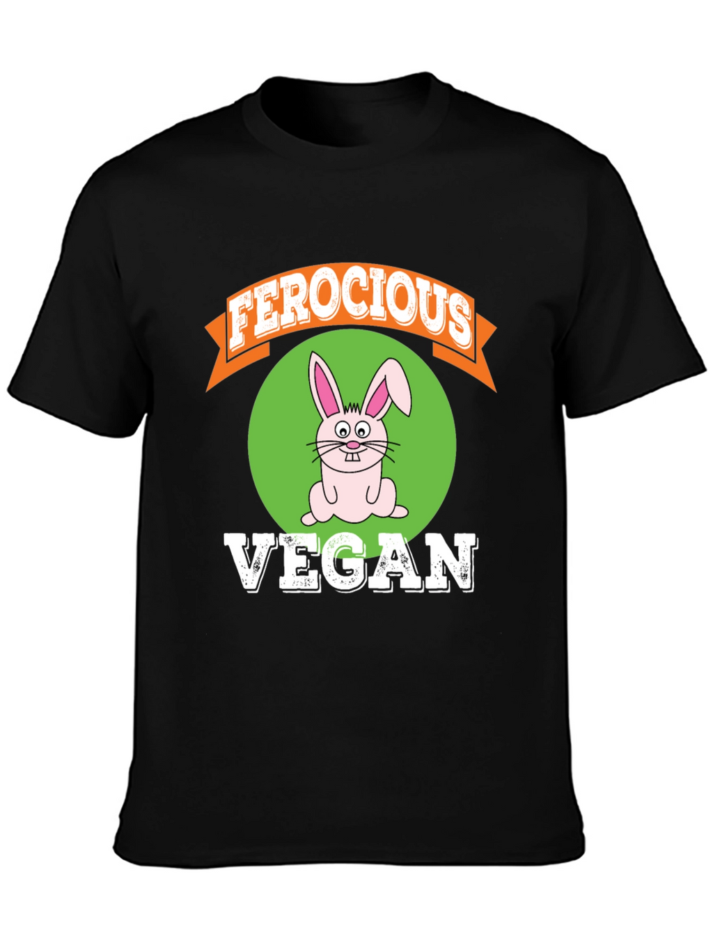 Ferocious Vegan Rabbit Graphic Tee