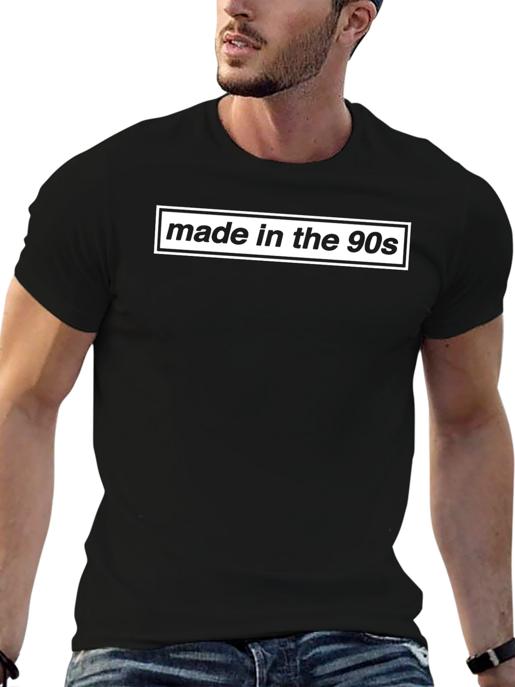 Made in the 90s Black Graphic Tee