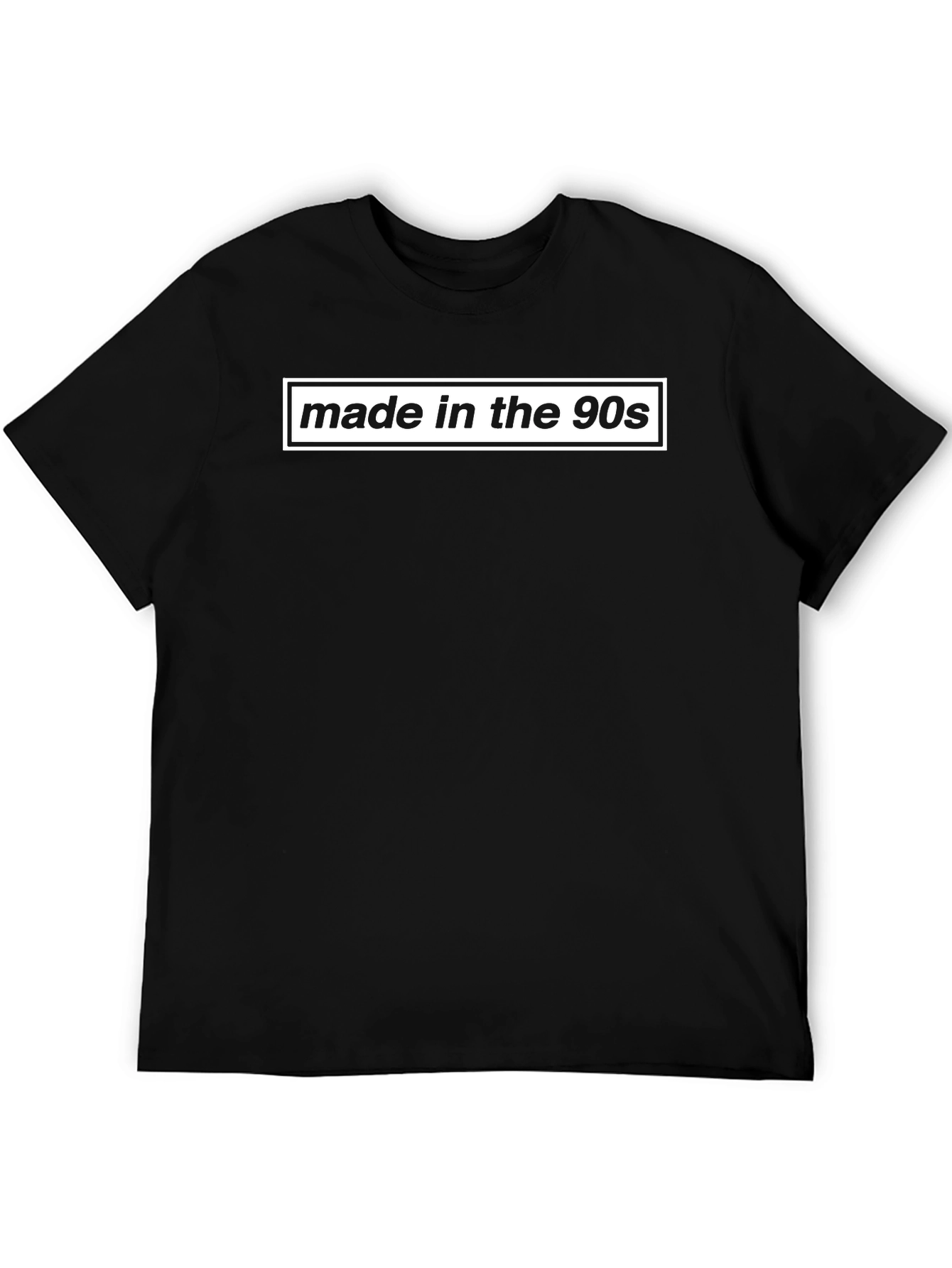 Made in the 90s Black Graphic Tee