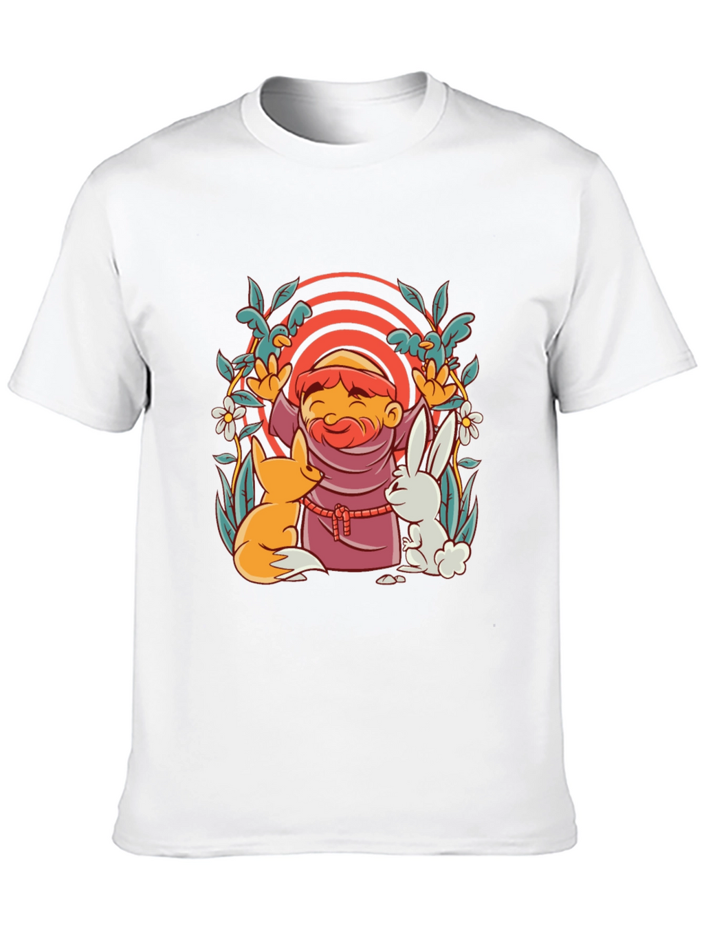 Monk Fox & Rabbit Graphic Tee