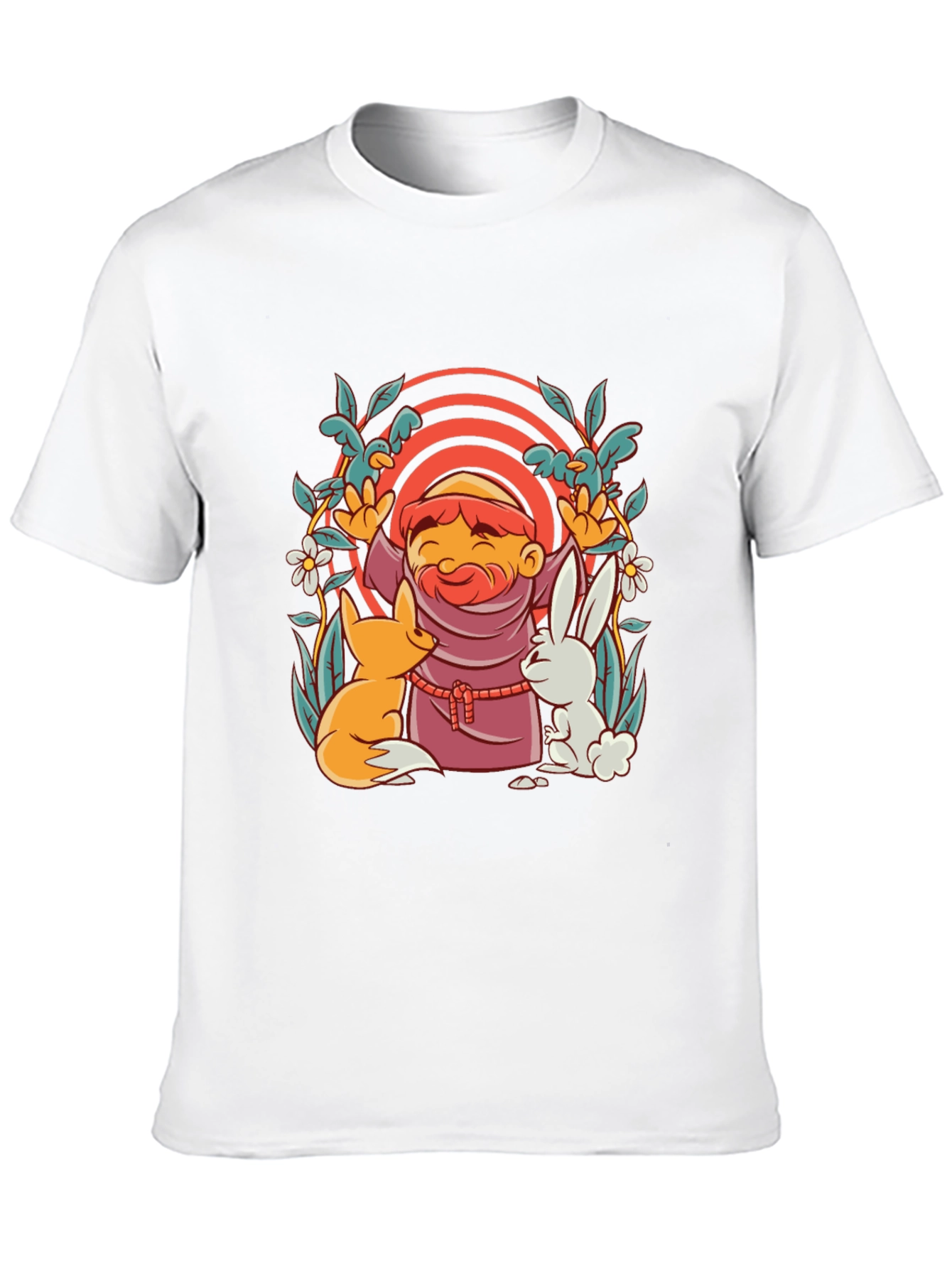 Monk Fox & Rabbit Graphic Tee