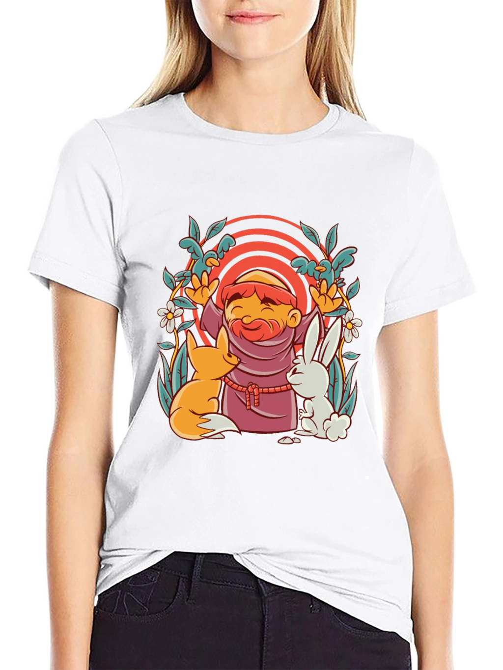 Monk Fox & Rabbit Graphic Tee
