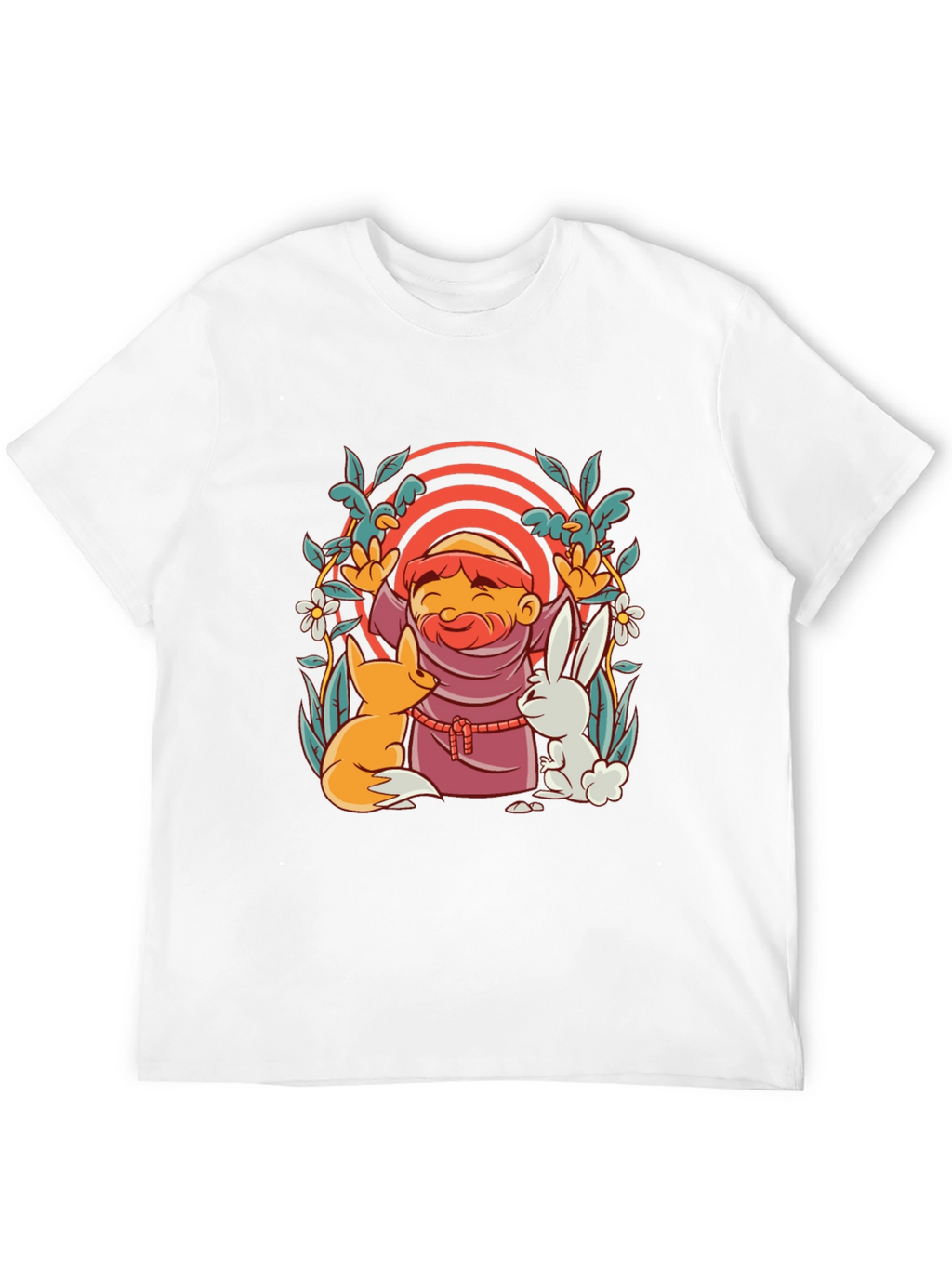 Monk Fox & Rabbit Graphic Tee