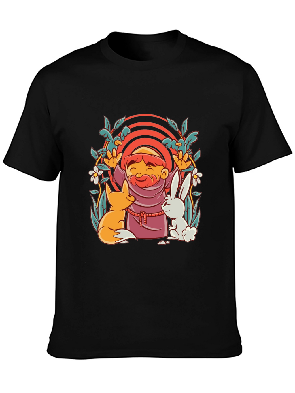 Monk Fox & Rabbit Graphic Tee