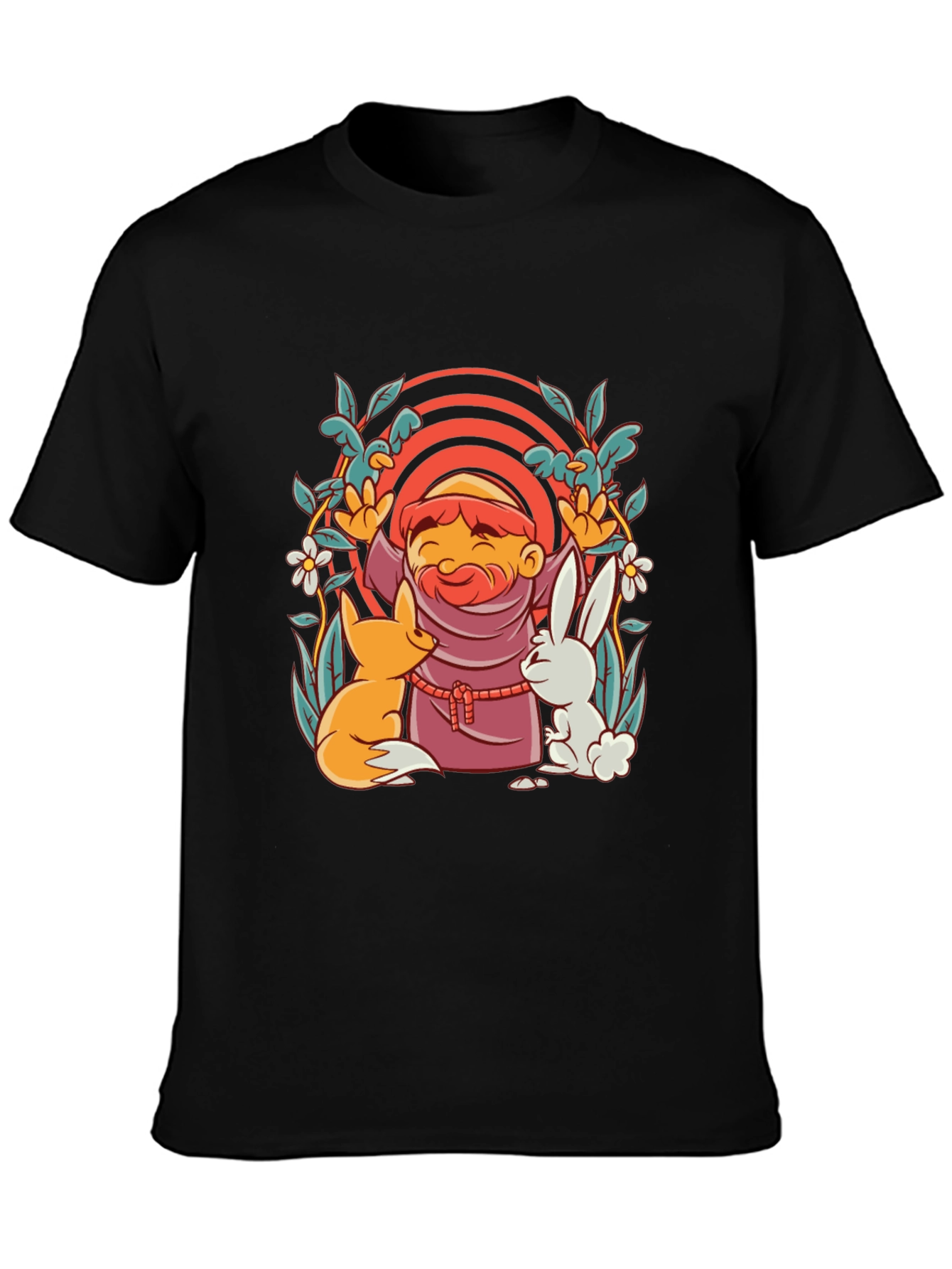 Monk Fox & Rabbit Graphic Tee