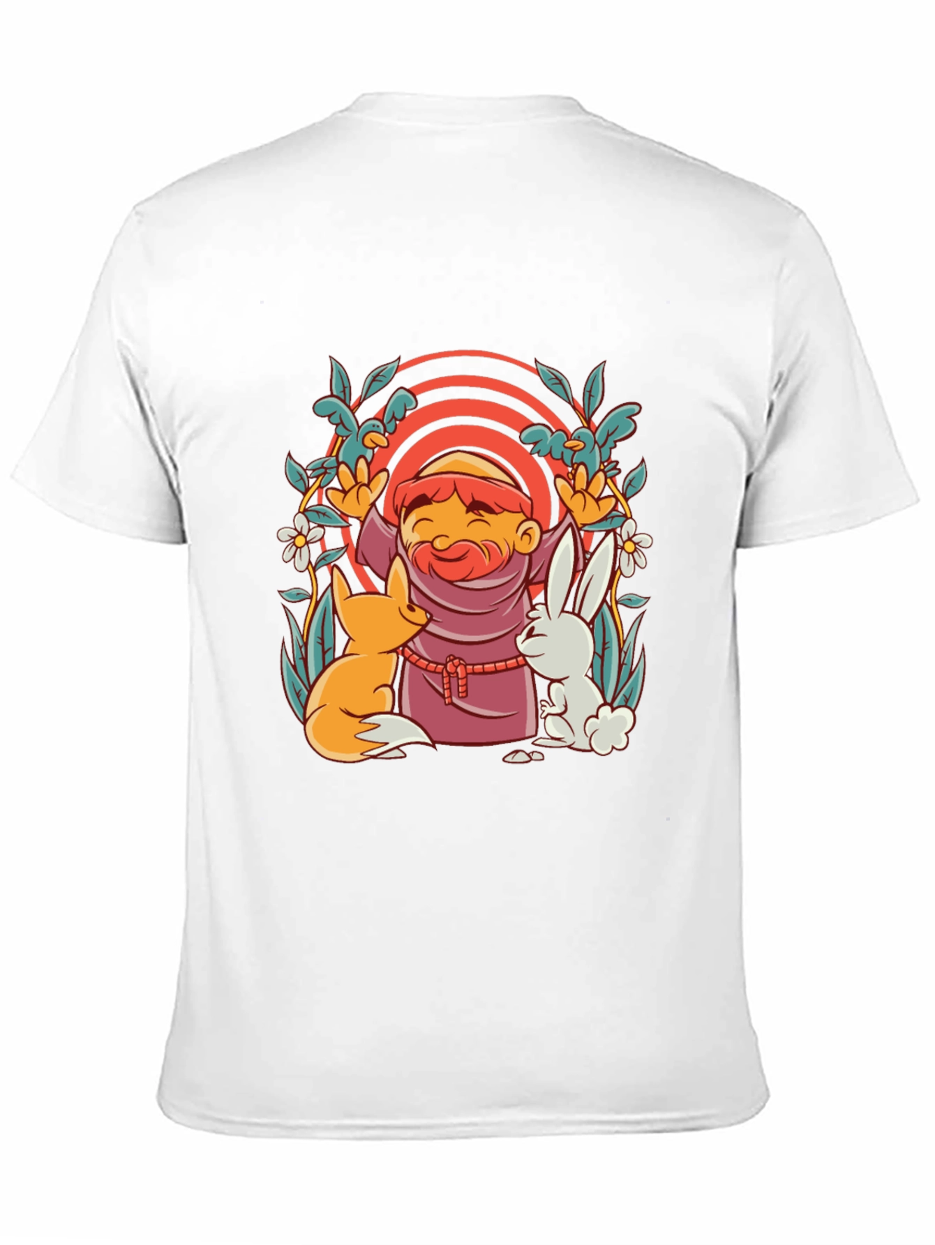 Monk Fox & Rabbit Graphic Tee