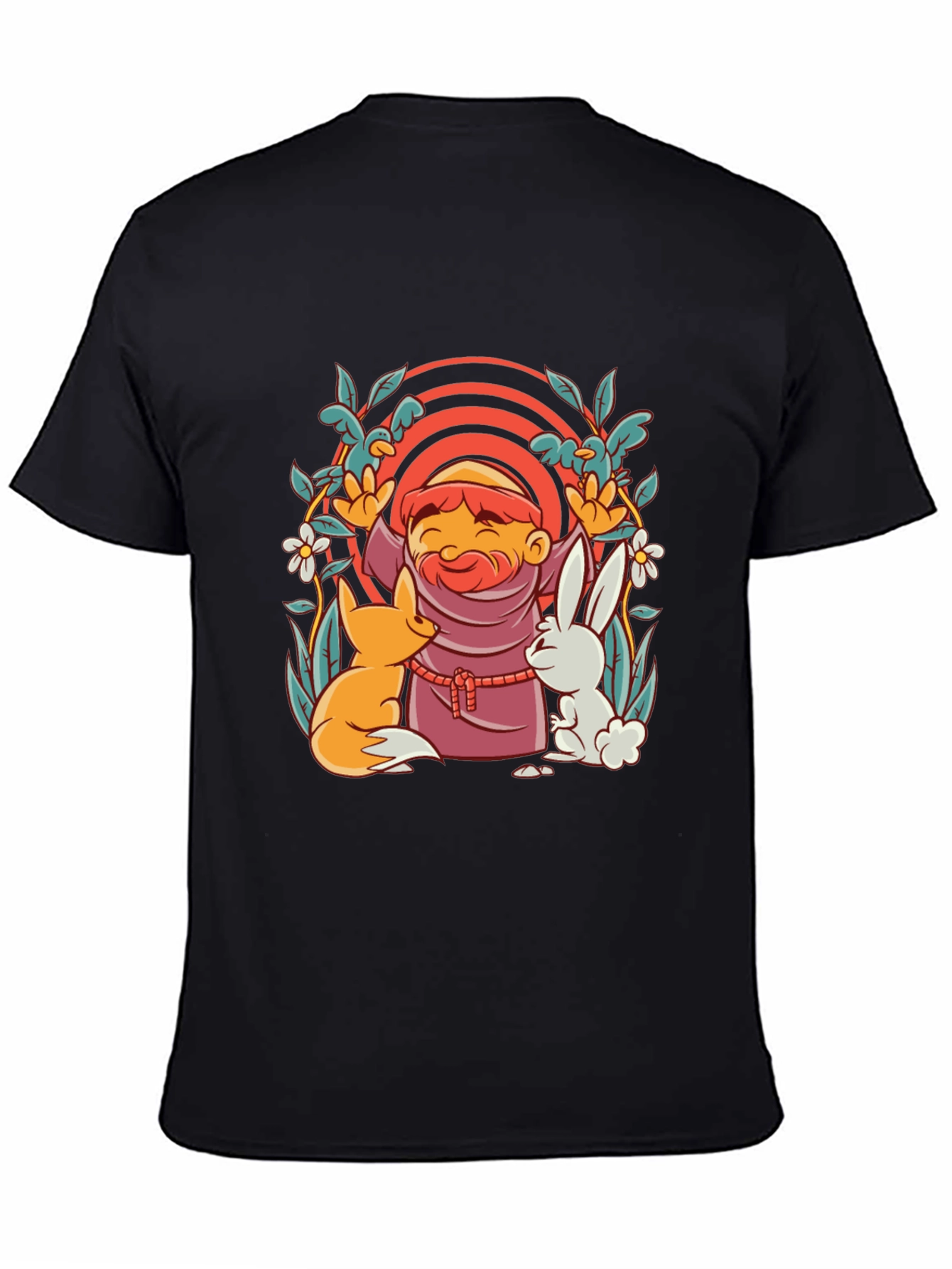 Monk Fox & Rabbit Graphic Tee