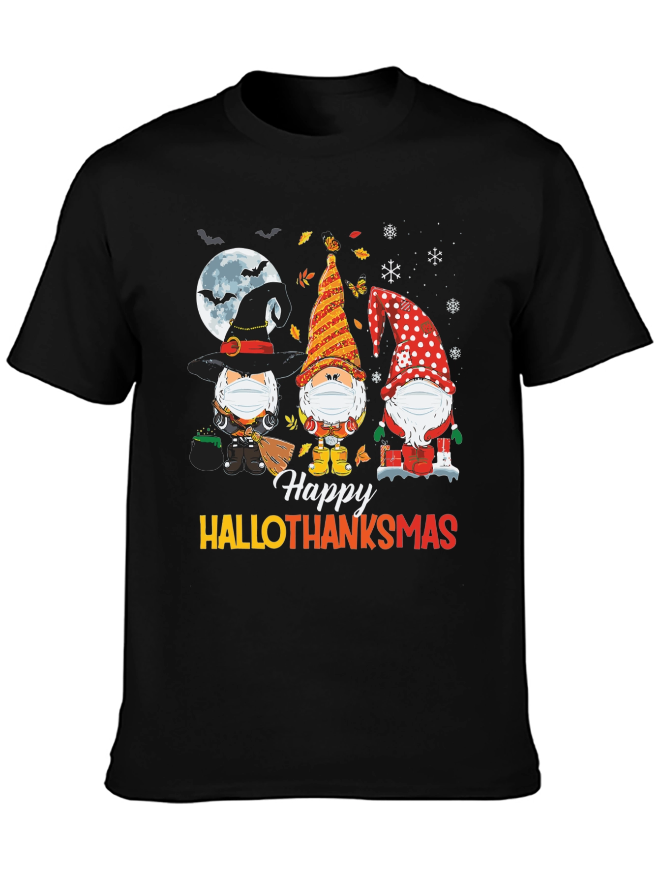Hallothanksmas Gnomes T-Shirt