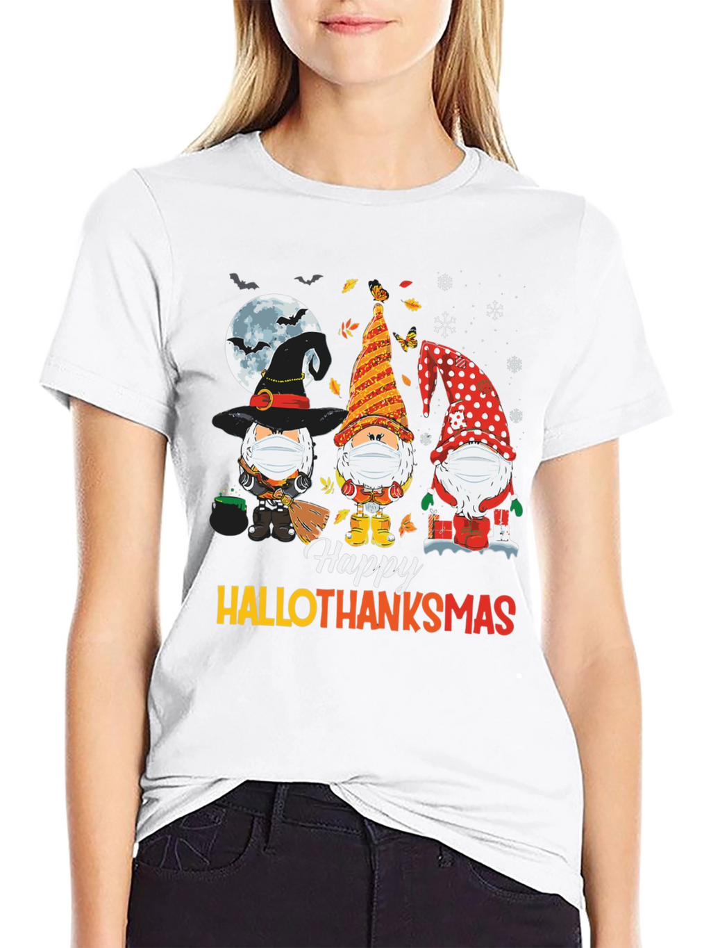 Hallothanksmas Gnomes T-Shirt