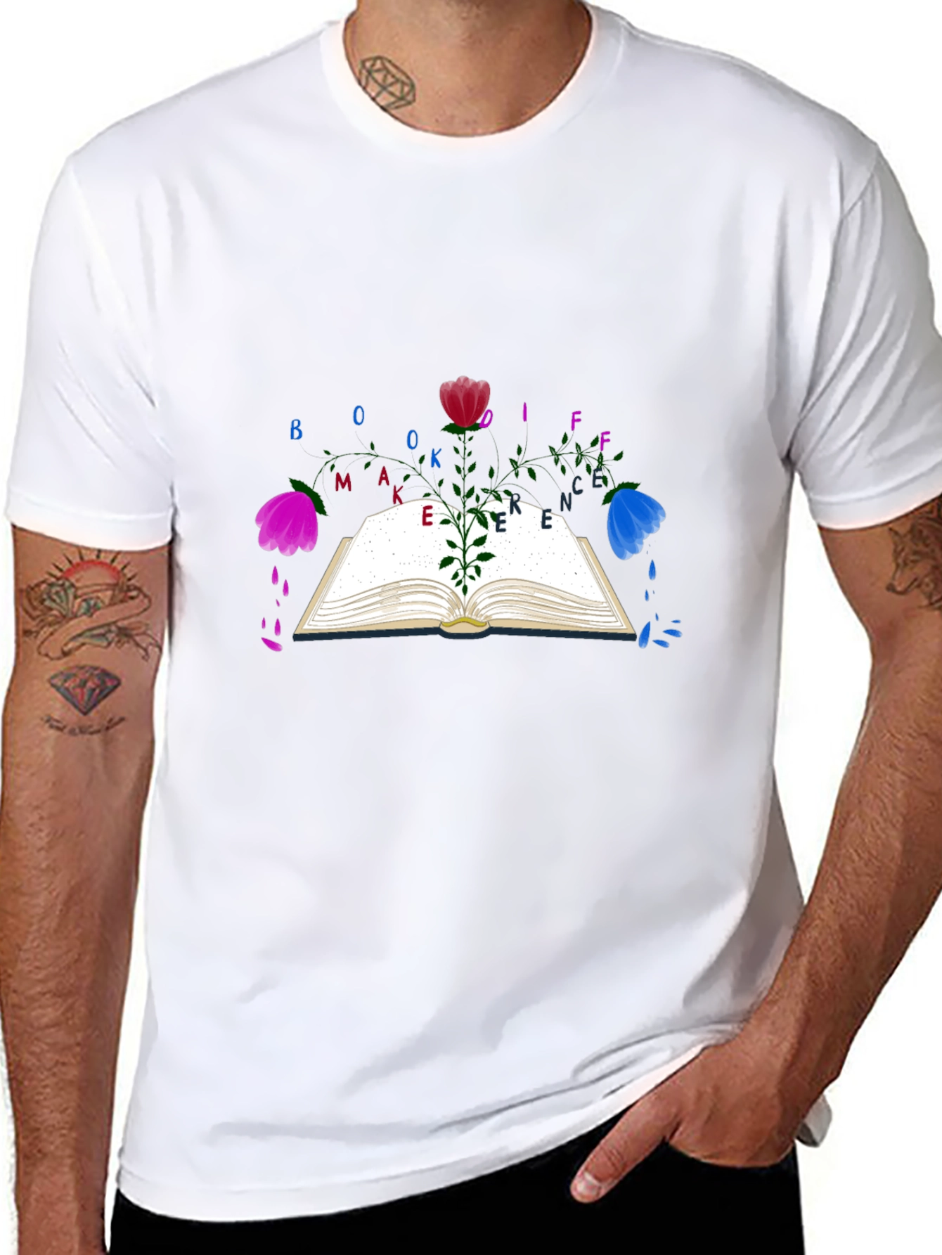 Book Make Difference Tee