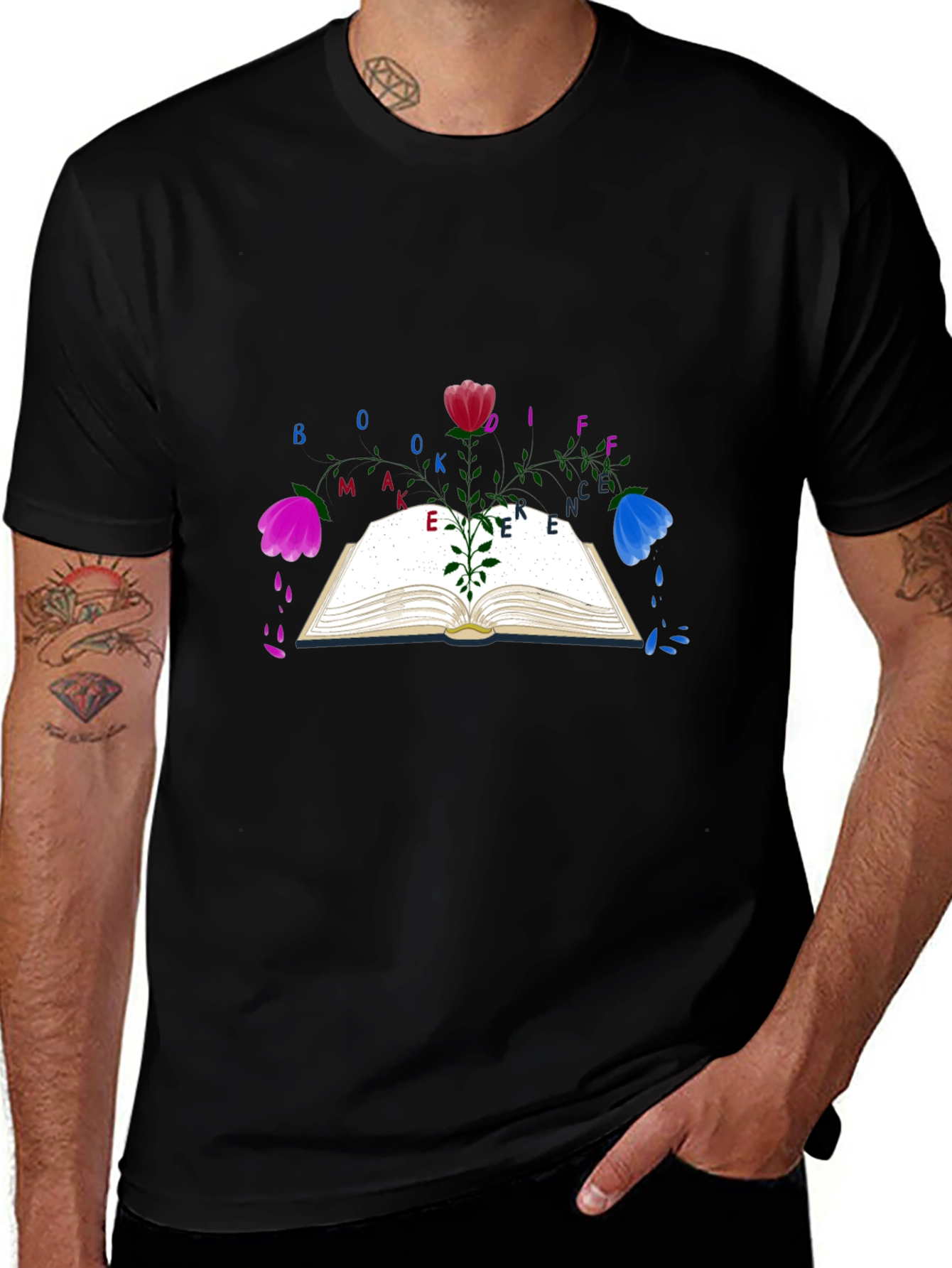Book Make Difference Tee