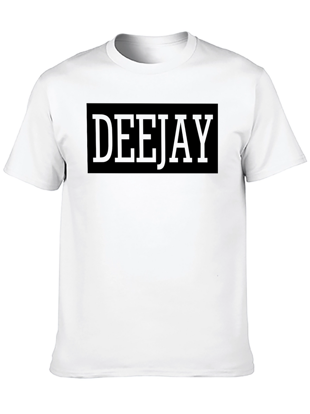 DEEJAY Black Graphic Tee - Stylish & Trendy