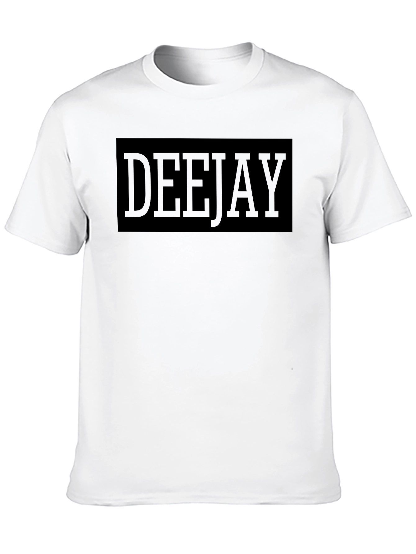 DEEJAY Black Graphic Tee - Stylish & Trendy