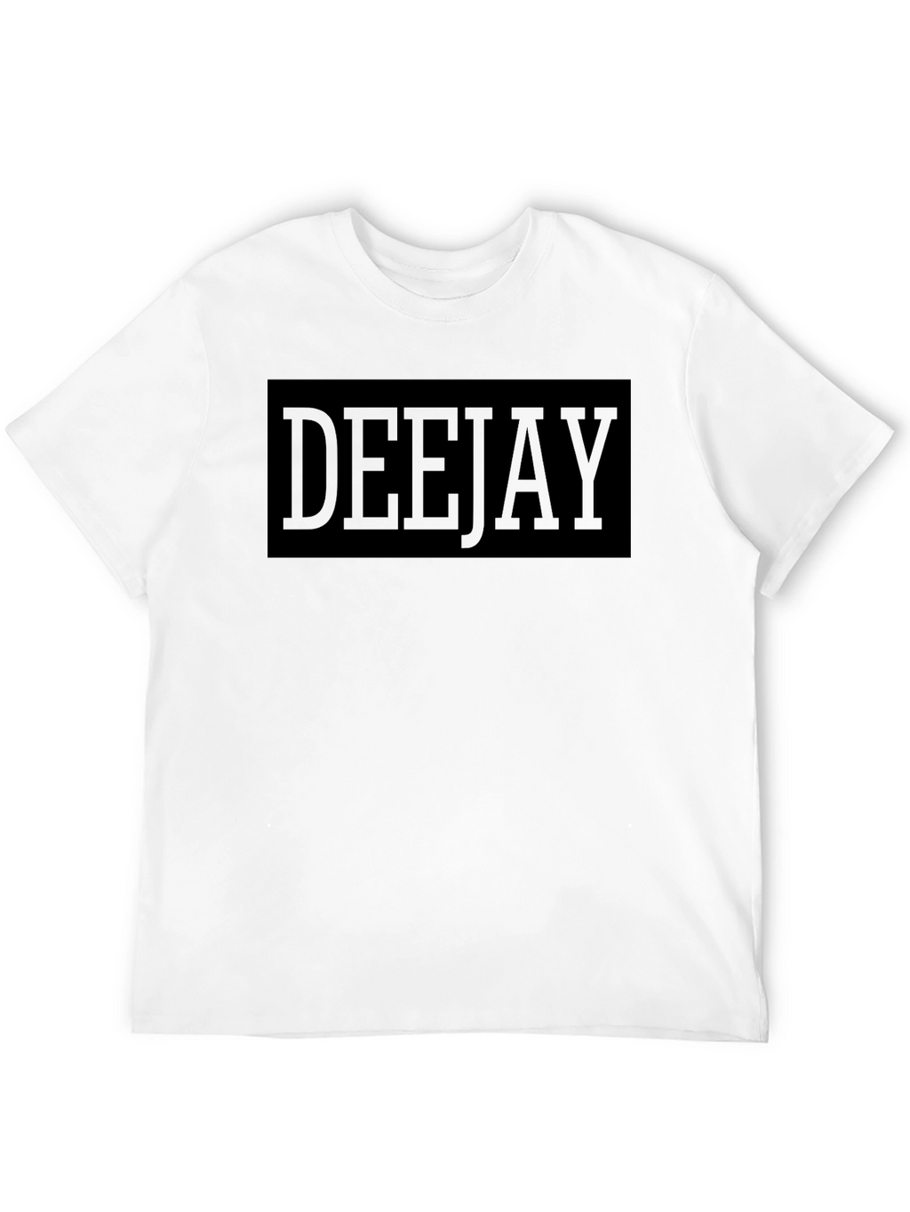 DEEJAY Black Graphic Tee - Stylish & Trendy