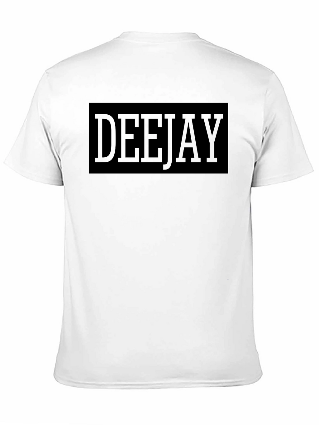 DEEJAY Black Graphic Tee - Stylish & Trendy