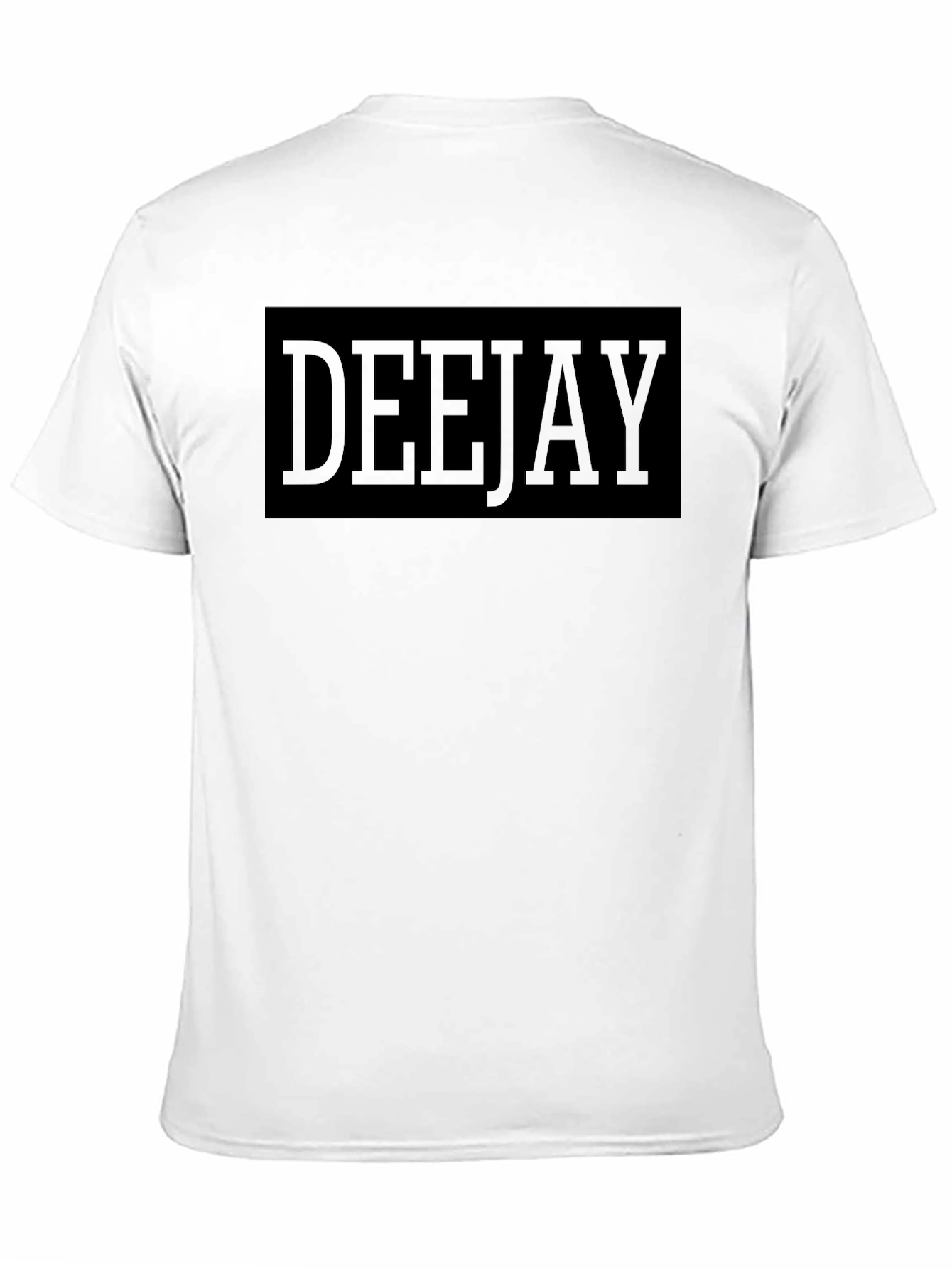 DEEJAY Black Graphic Tee - Stylish & Trendy