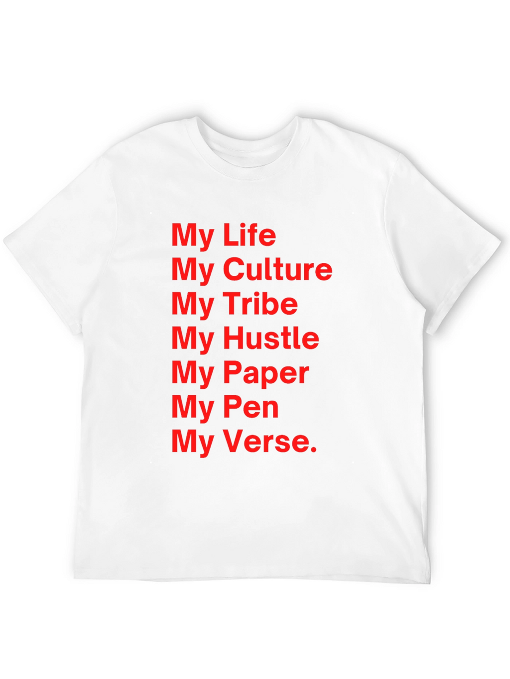 My Life Crew Neck T-Shirt