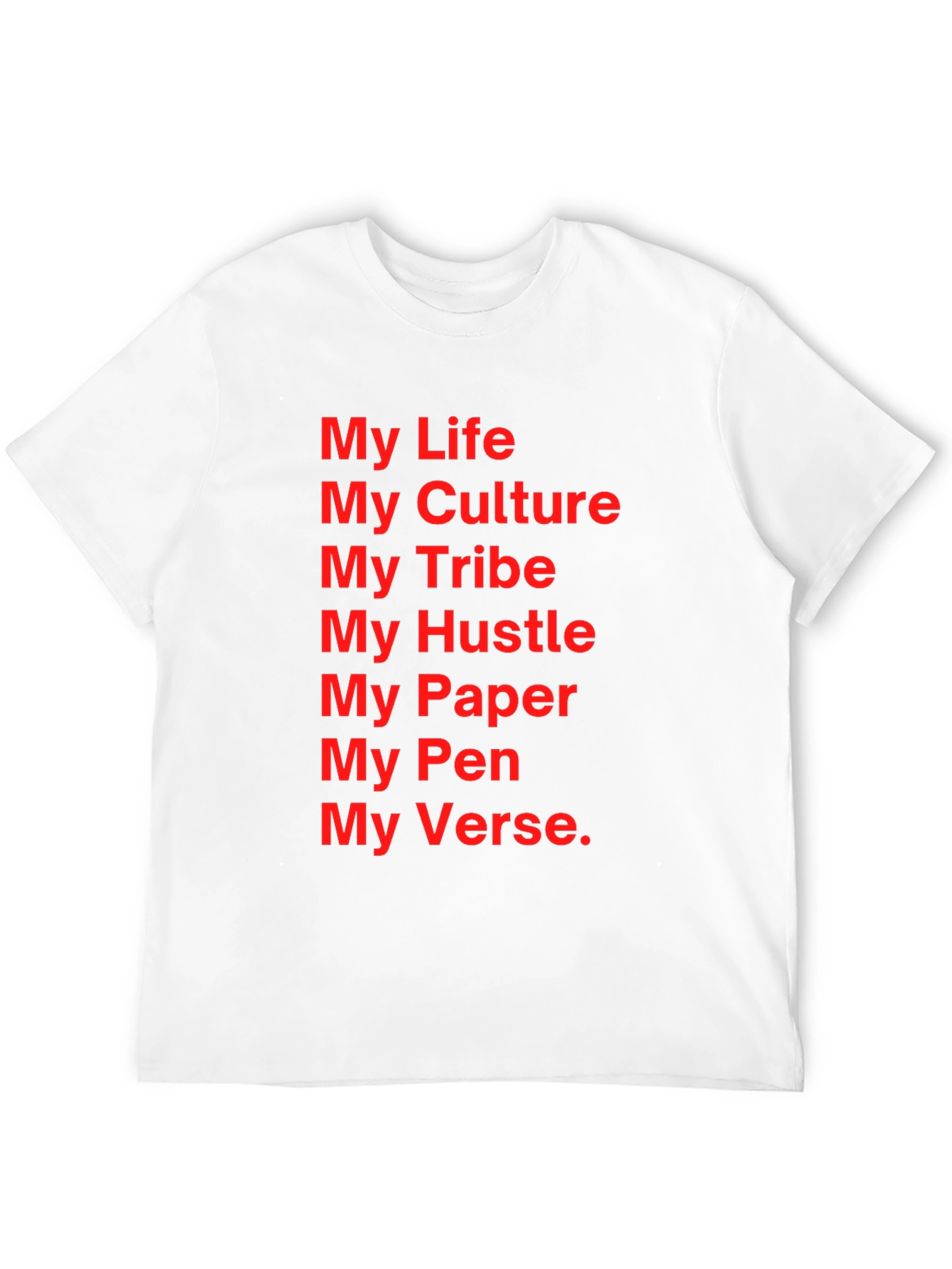 My Life Crew Neck T-Shirt