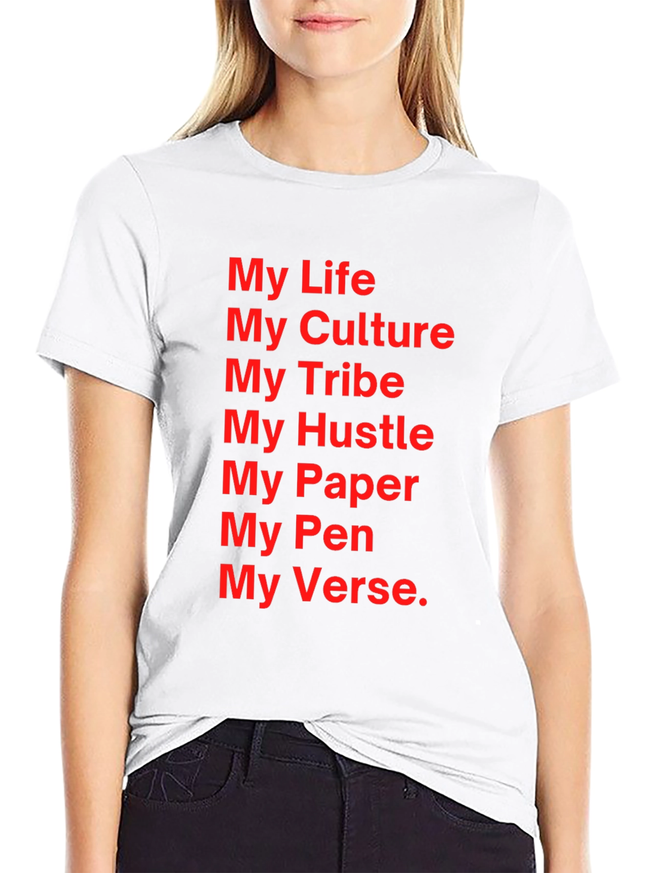 My Life Crew Neck T-Shirt