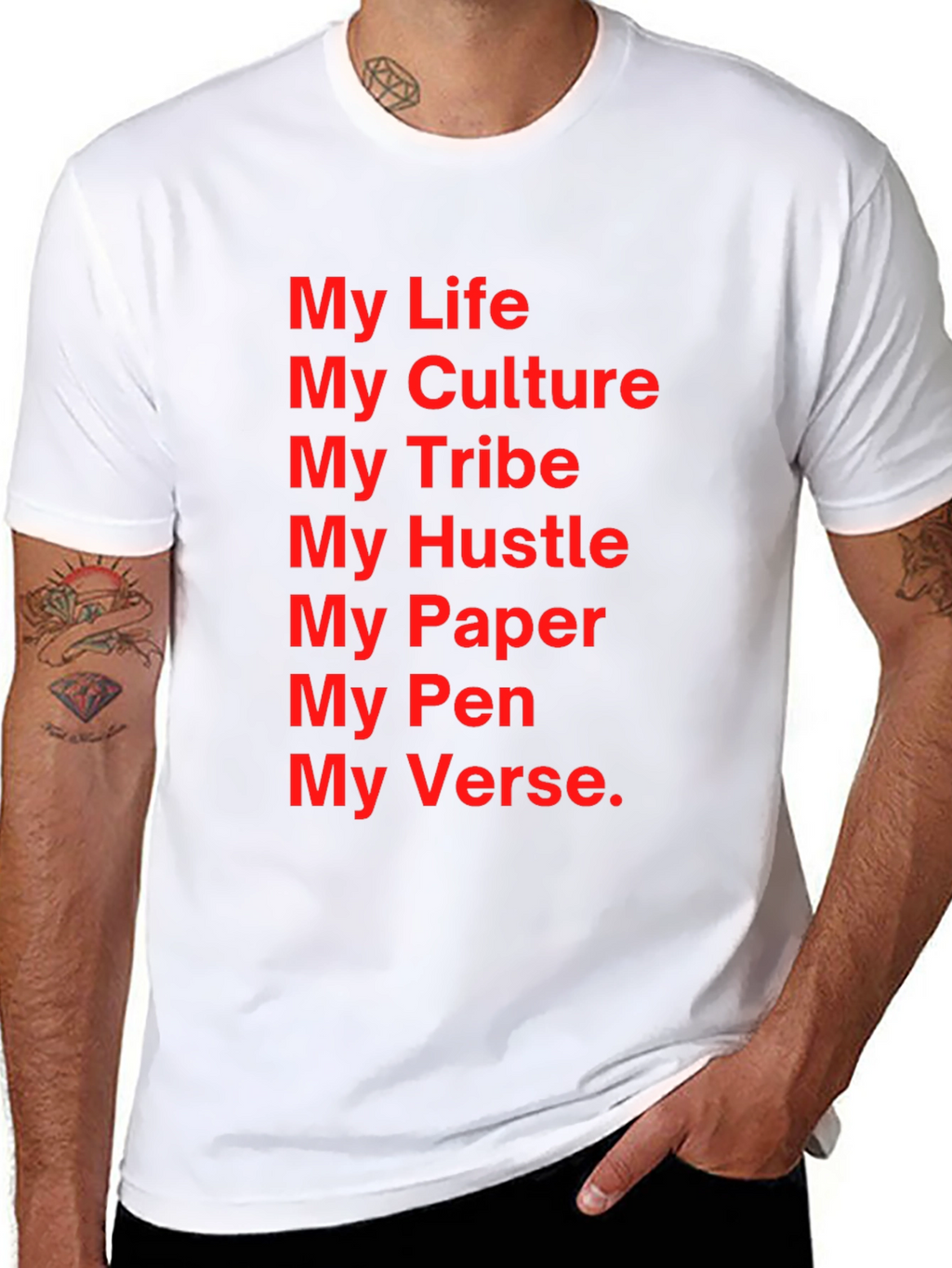 My Life Crew Neck T-Shirt