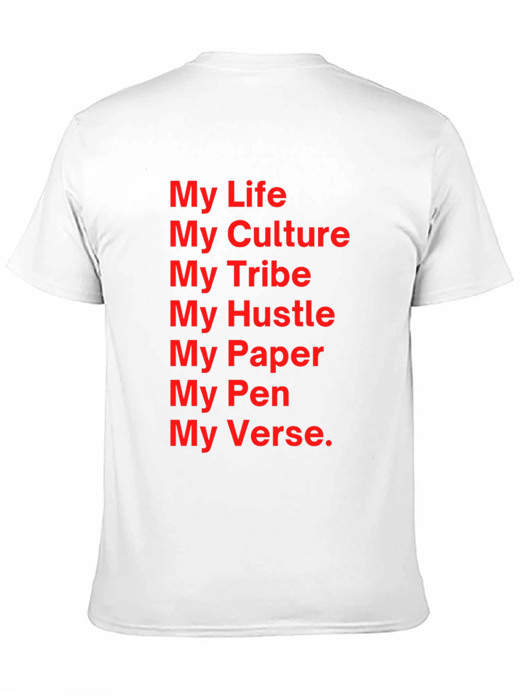 My Life Crew Neck T-Shirt