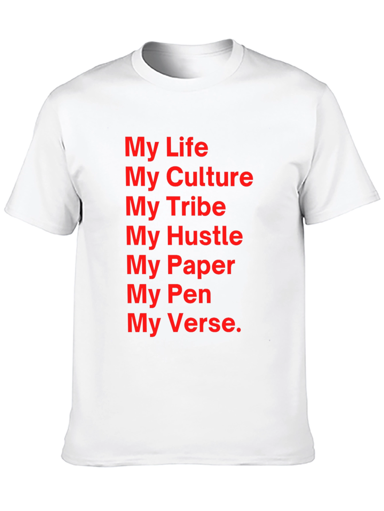 My Life Crew Neck T-Shirt