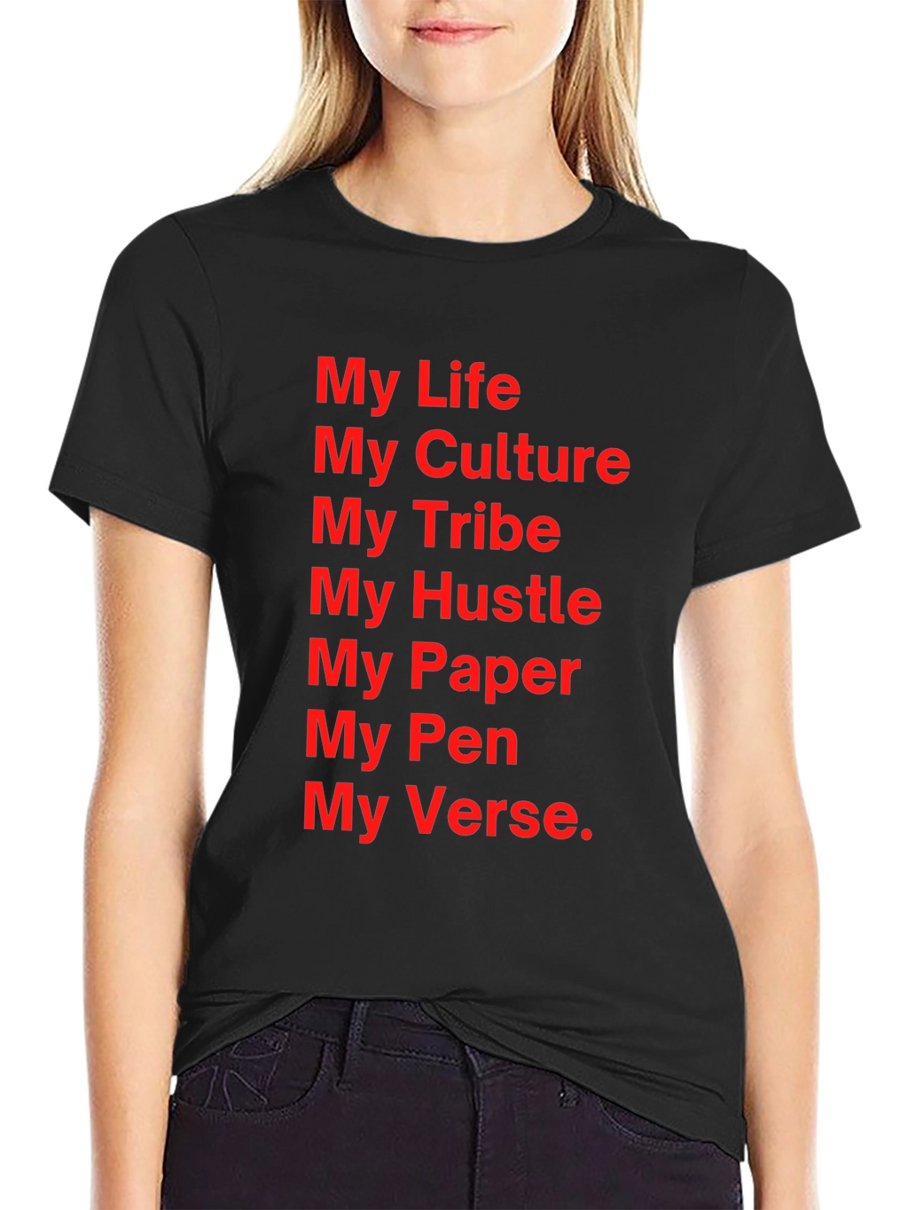 My Life Crew Neck T-Shirt