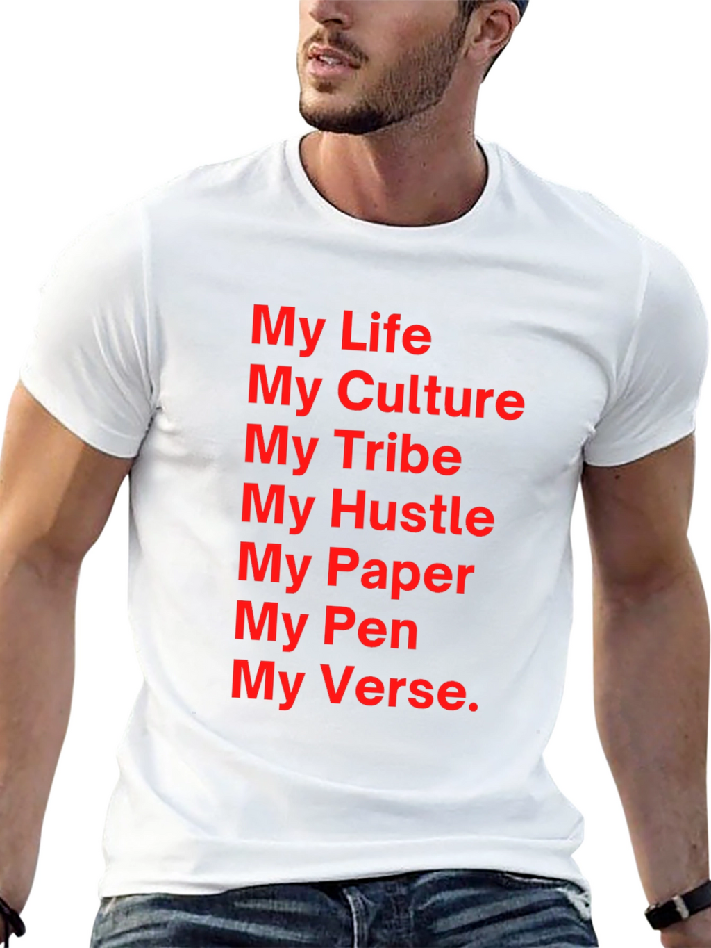 My Life Crew Neck T-Shirt