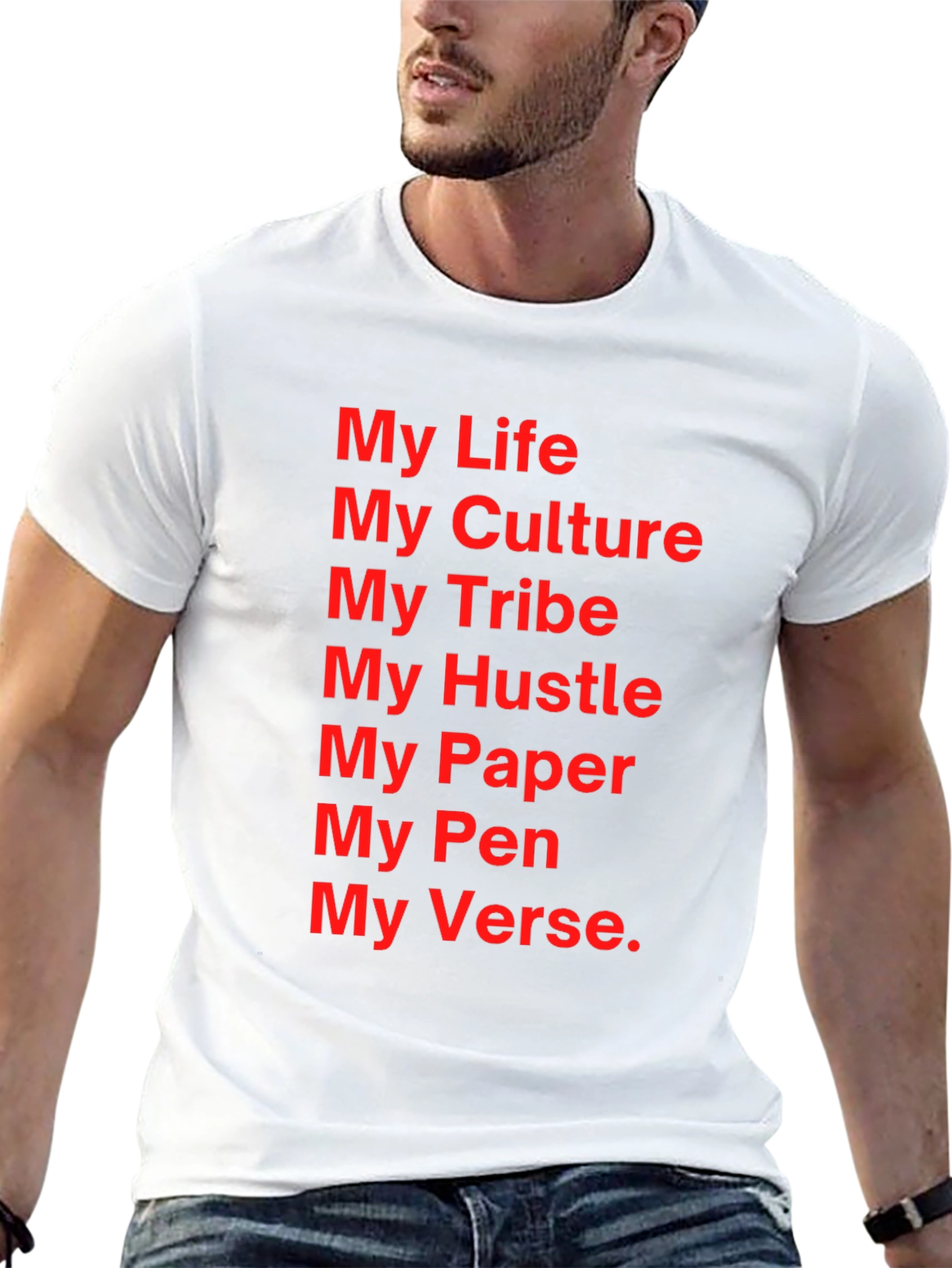 My Life Crew Neck T-Shirt