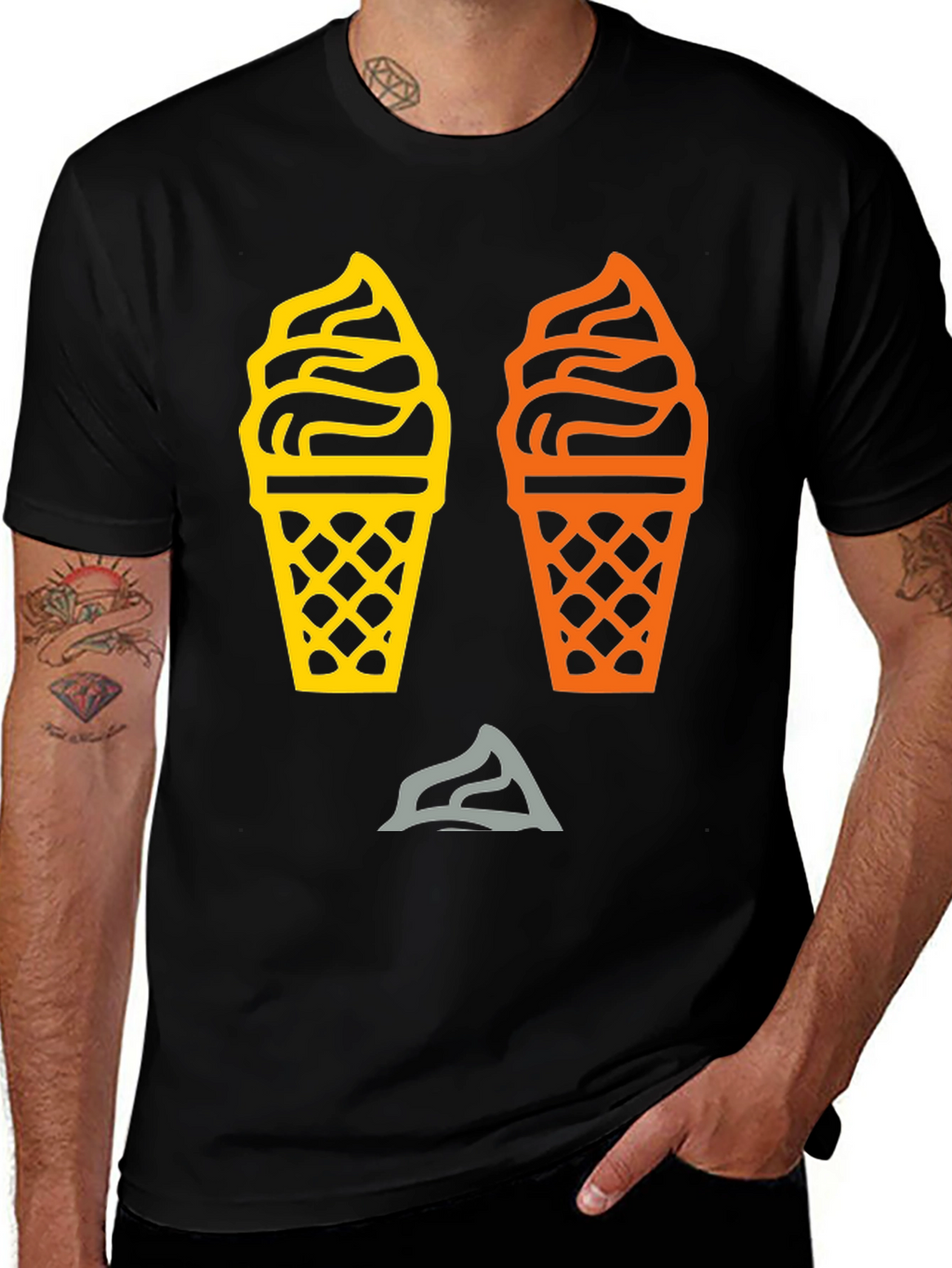 Ice Cream Graphic Tee - Sweet Summer Style
