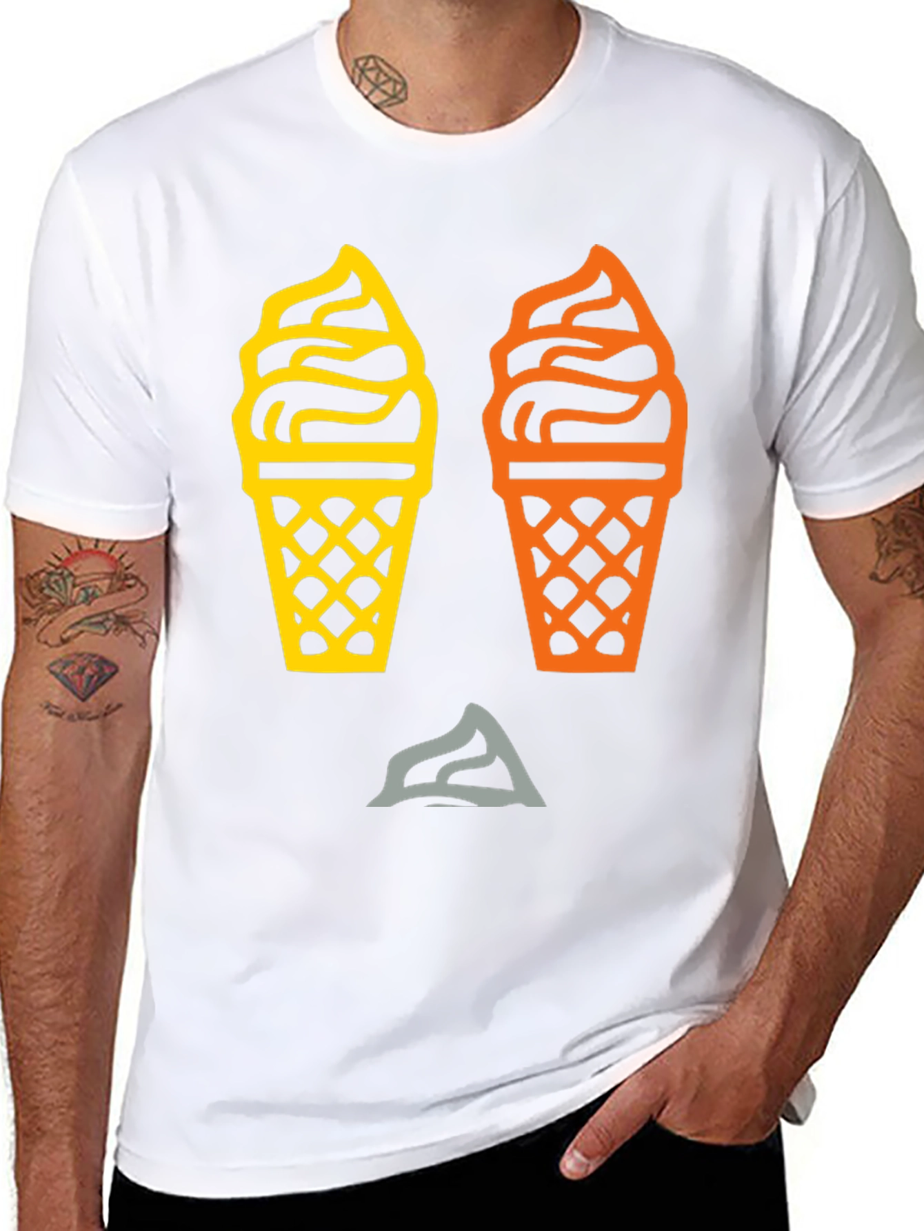 Ice Cream Graphic Tee - Sweet Summer Style