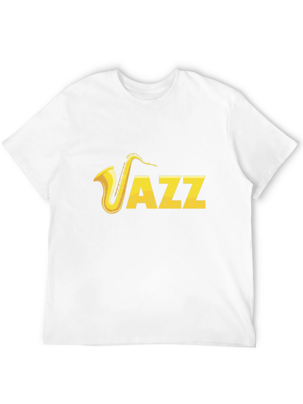 Jazz Saxophone Black T-Shirt - Music Lover Tee