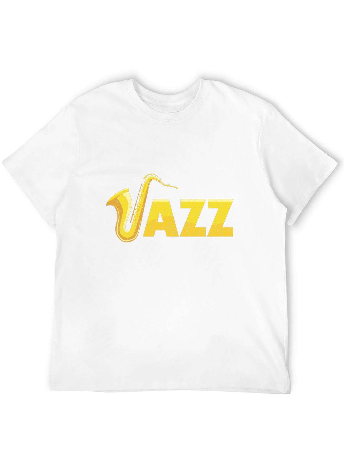 Jazz Saxophone Black T-Shirt - Music Lover Tee