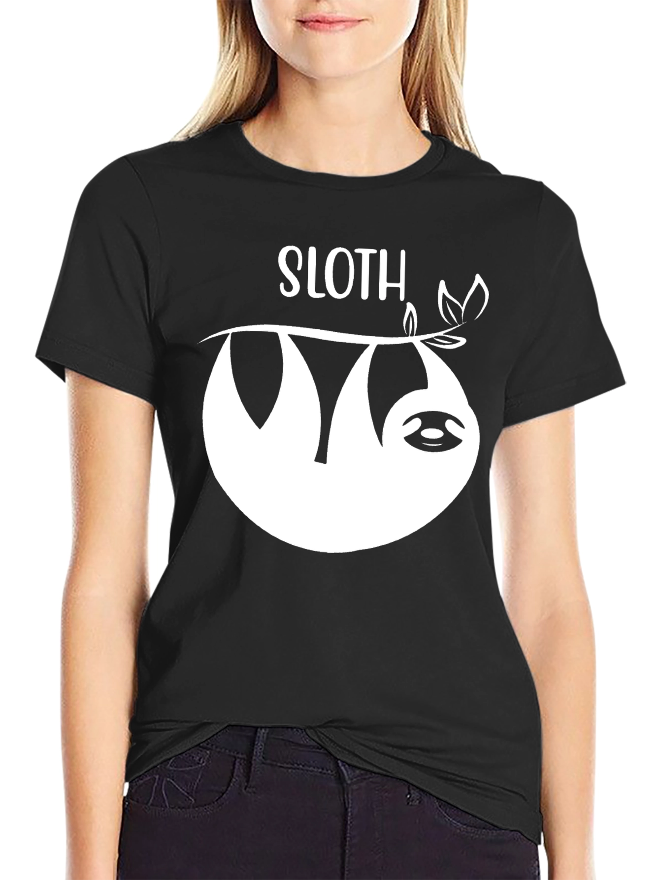 Sloth Graphic T-Shirt - Comfy Cotton Blend