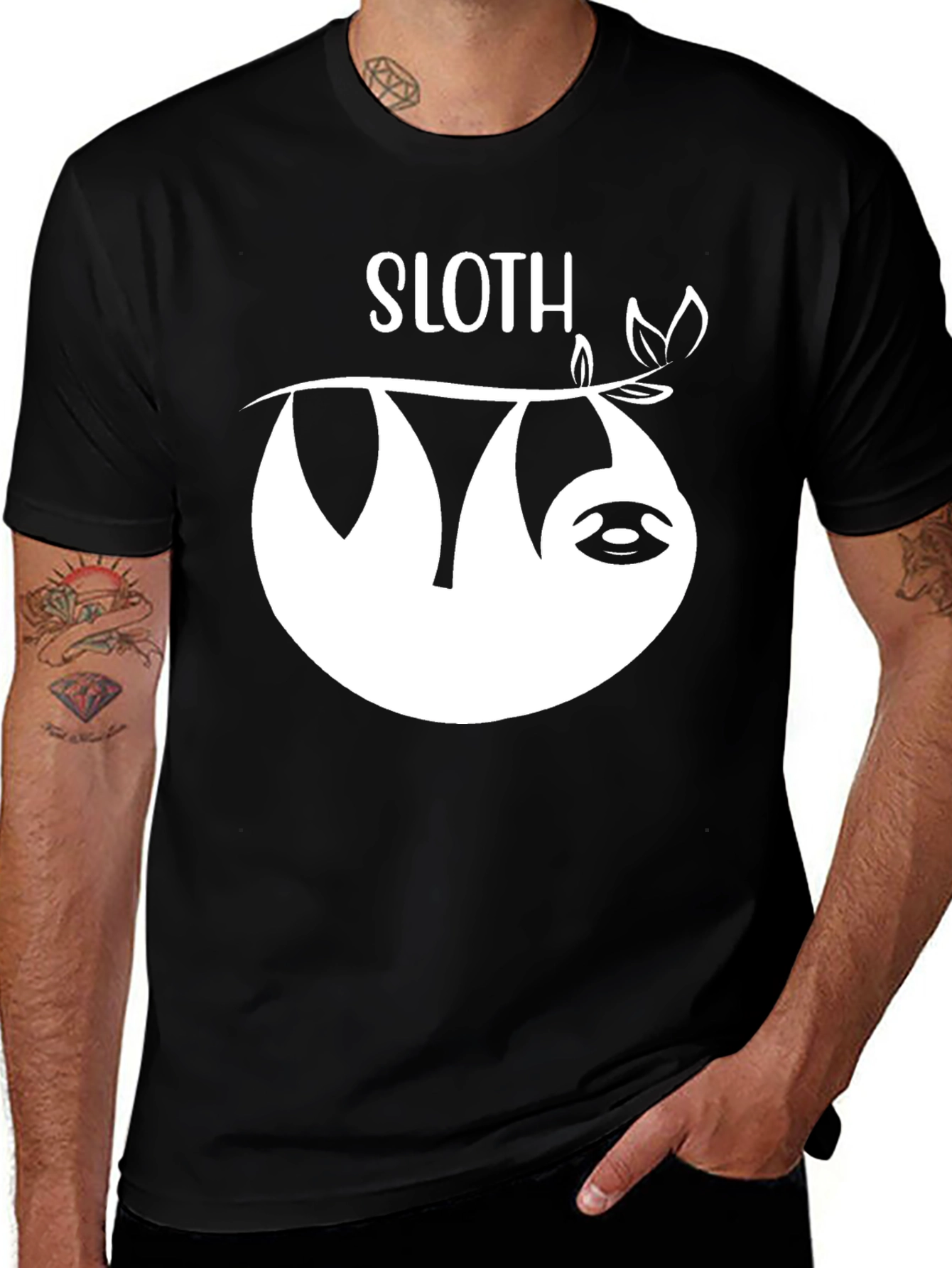 Sloth Graphic T-Shirt - Comfy Cotton Blend