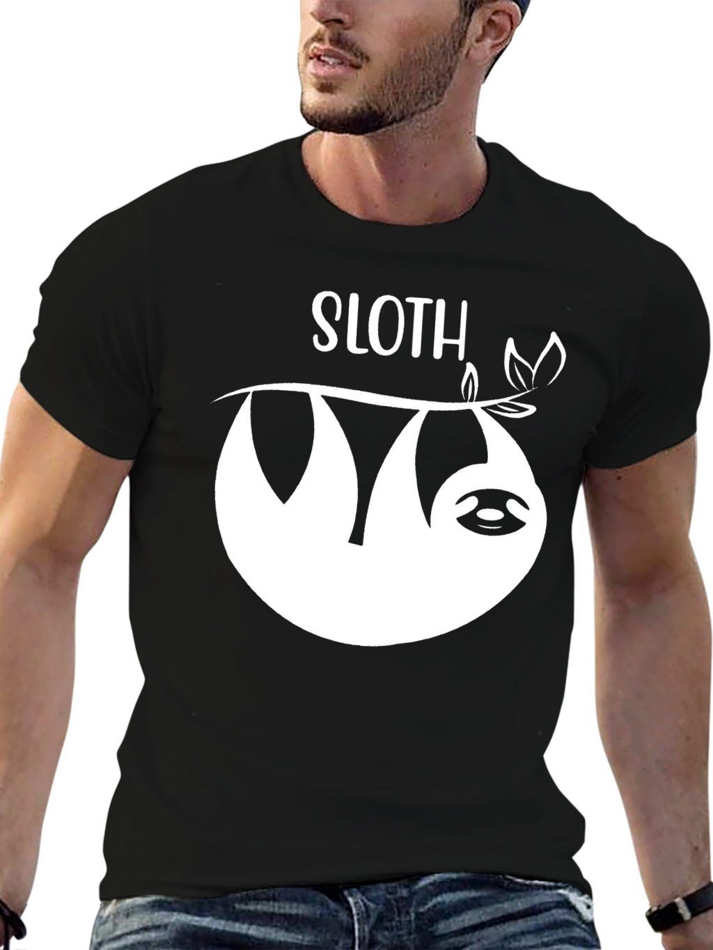 Sloth Graphic T-Shirt - Comfy Cotton Blend