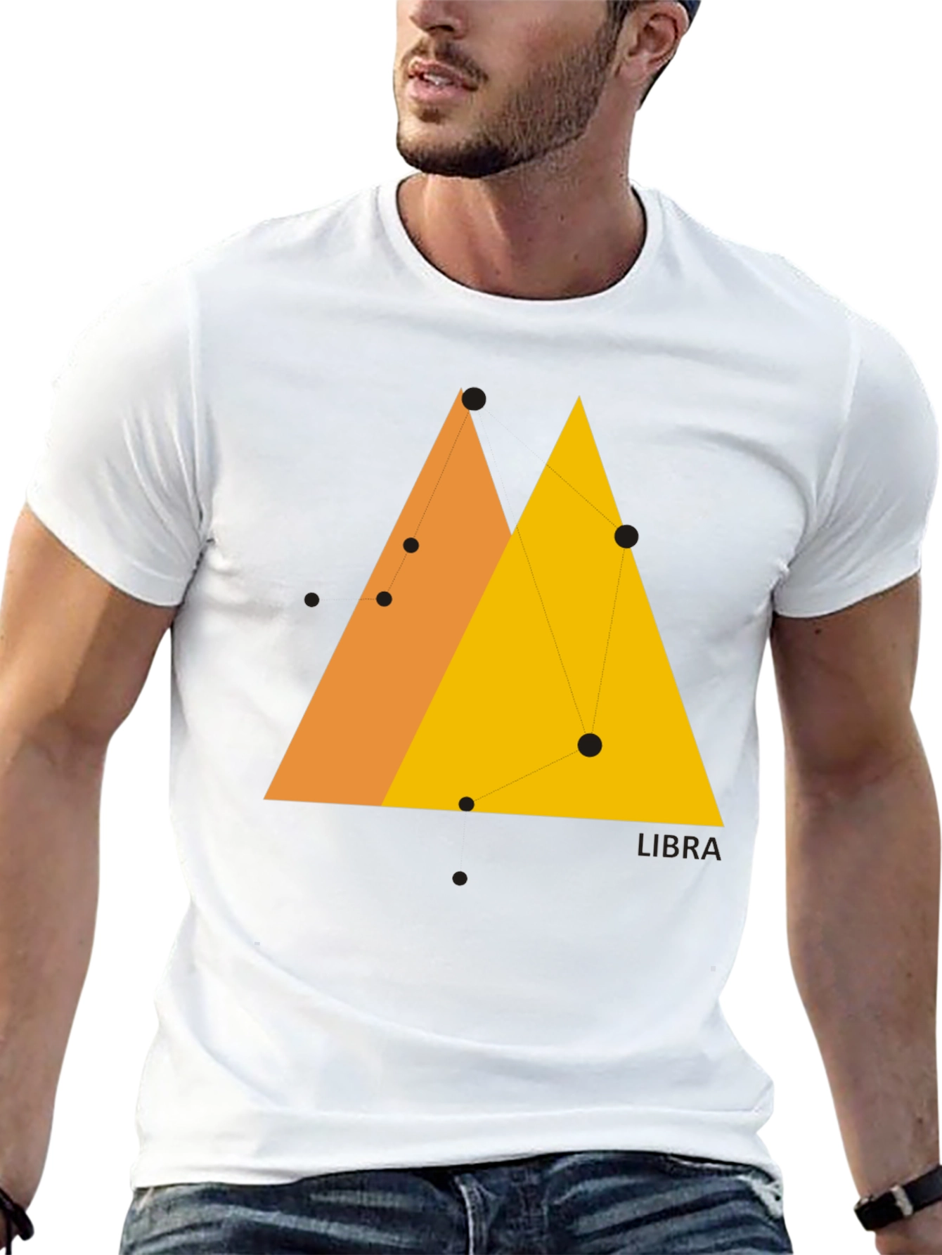 Libra Constellation Graphic Tee - Zodiac T-Shirt